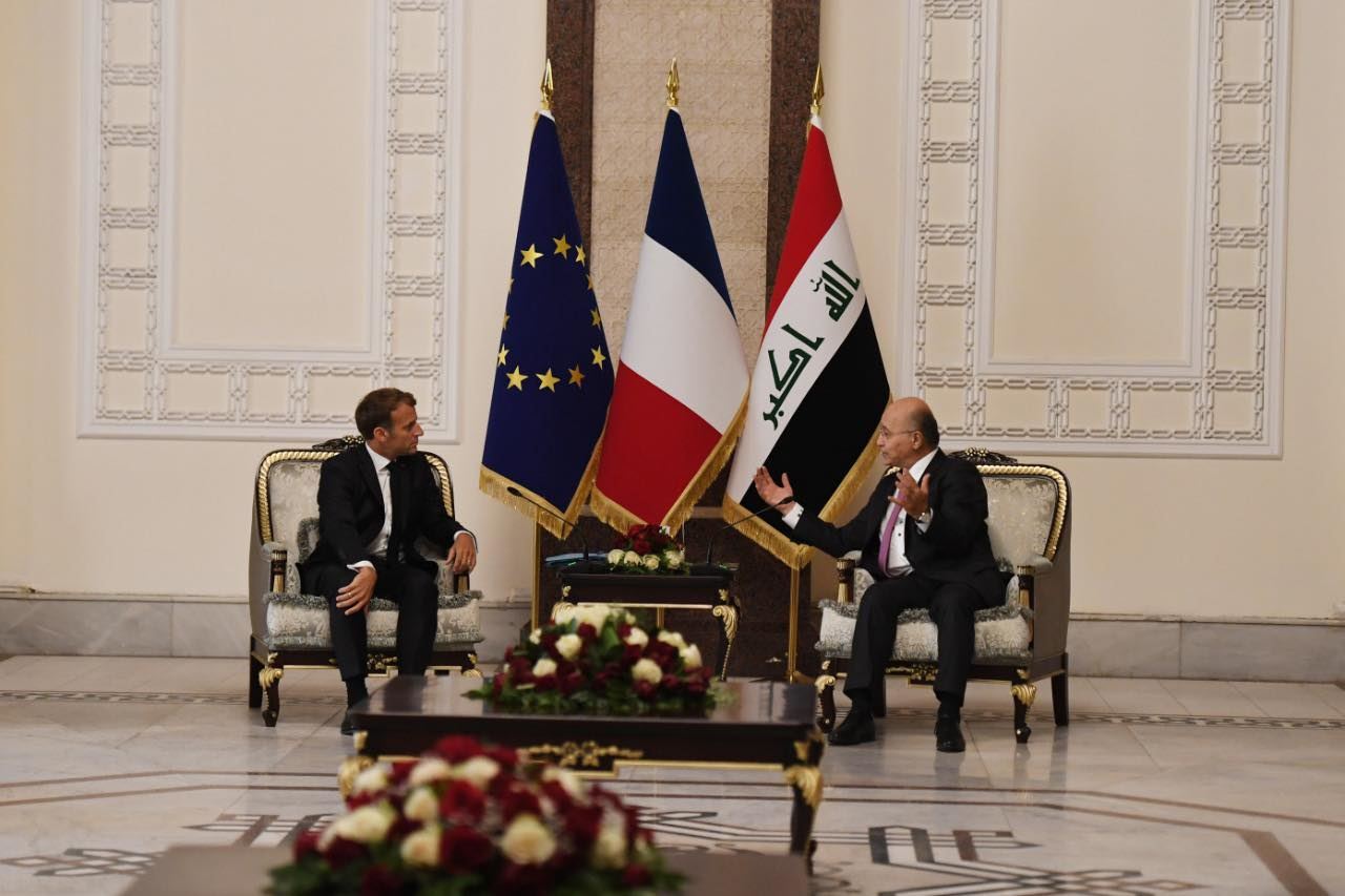 ماکرۆن: لووتکەی بەغدا دەرفەتێکە بۆ چارەسەرکردنی قەیرانەکانی ناوچەکە