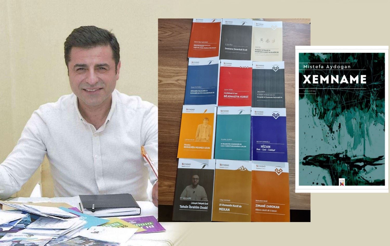 Ji Demîrtaş pêşniyara pirtûkên Kurdî