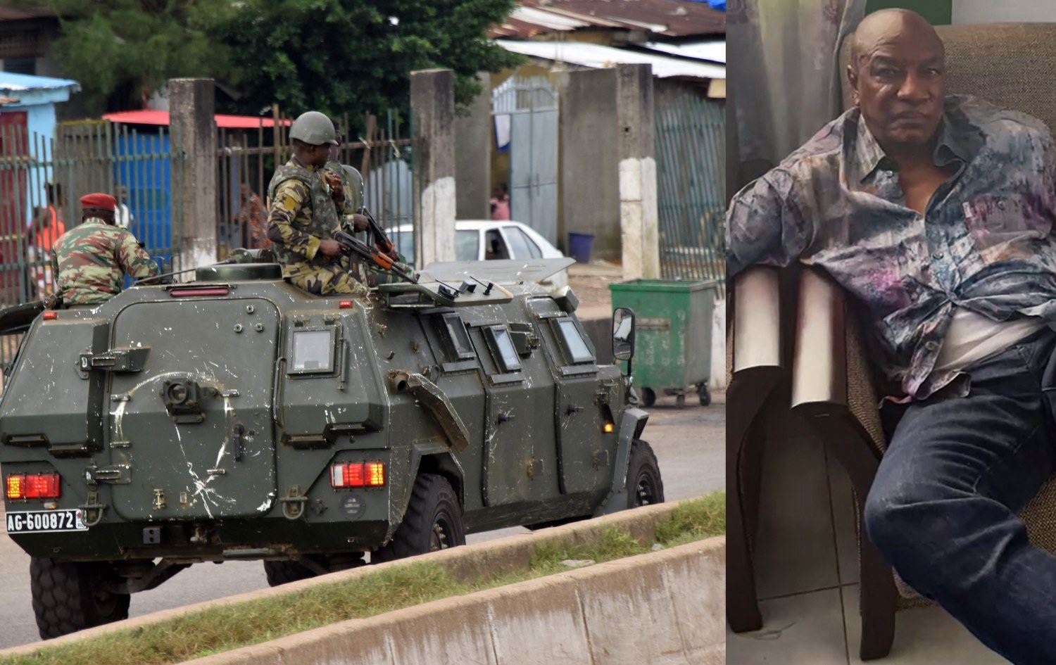 گینیا؛ حکومەت دەڵێت شکستیان بە 'هەوڵێکی کودەتا' هێناوە و هێزێکیش دەڵێت سەرۆکیان دەستگیرکردووە