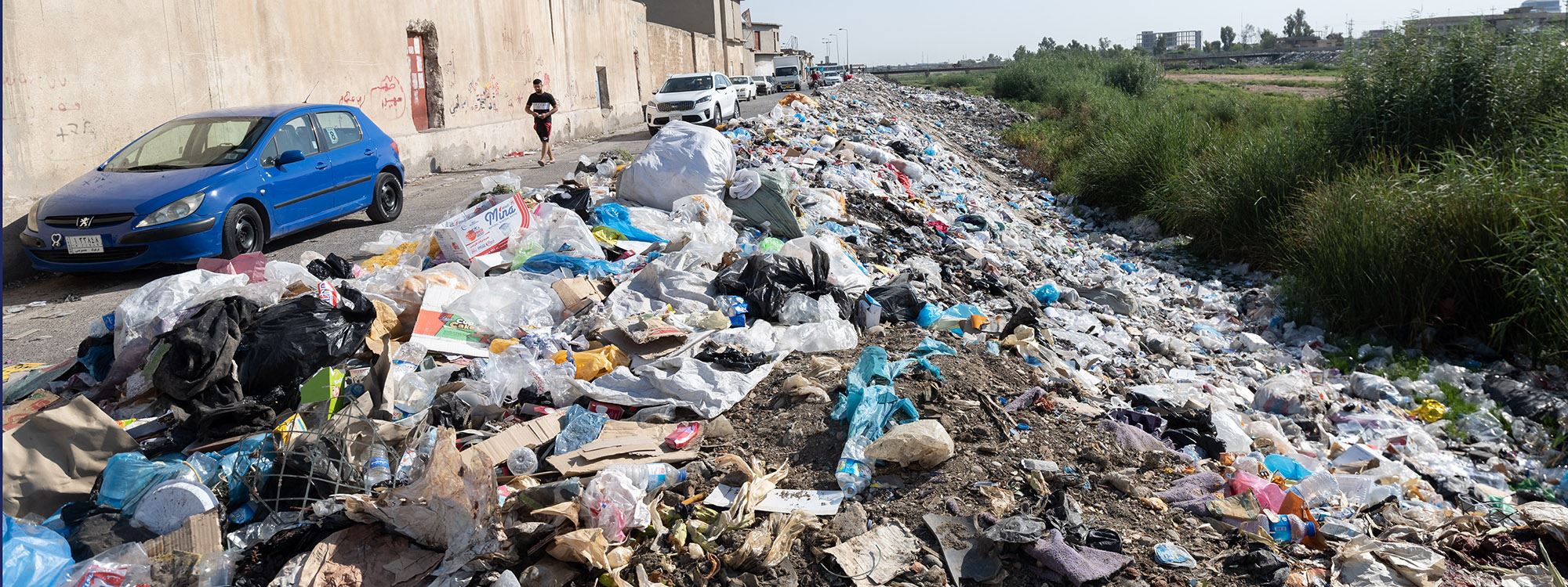 FOTO – Petrol zengini Kerkük kirlilikle boğuşuyor