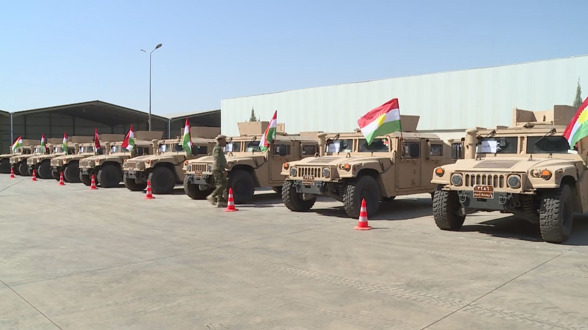 Hevpeymanan 150 wesayitên leşkerî dane hêzên Pêşmerge