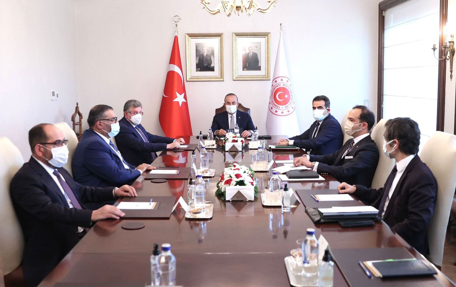 Çavuşoğlu, Suriye muhalefeti heyeti ile görüştü