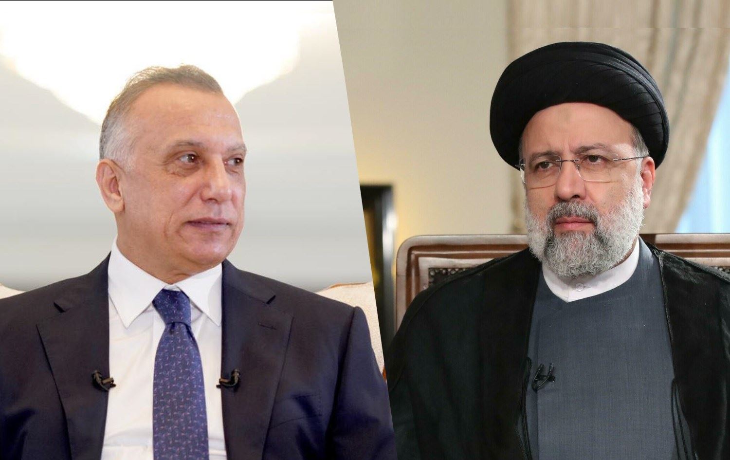 بەرپرسێکی عێراق: کازمی و رەئیسی پەیوەندییەکانی نێوان تاران و ریاز تاوتوێ دەکەن