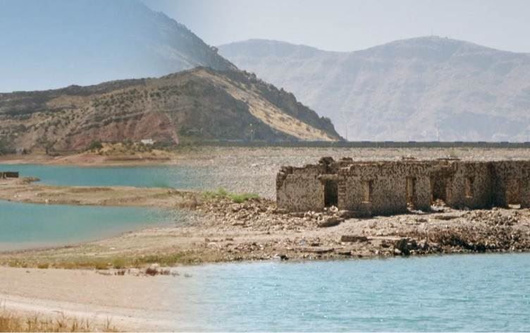 Li Duhokê ji ber daketina asta avê piştî 40 salan xaniyek derket holê