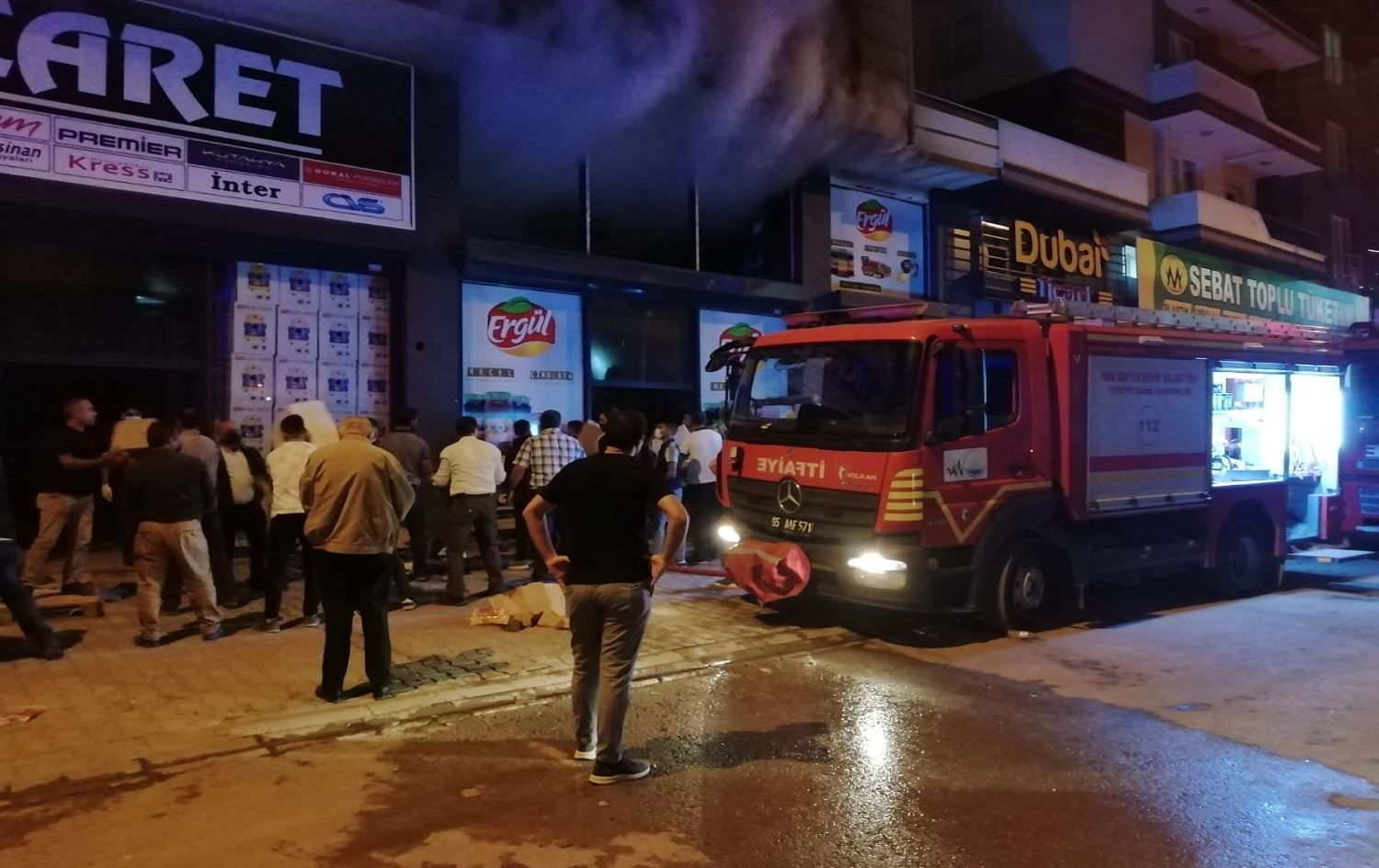 Li Wanê agir bi depoyeke xorak û paqijiyê ket