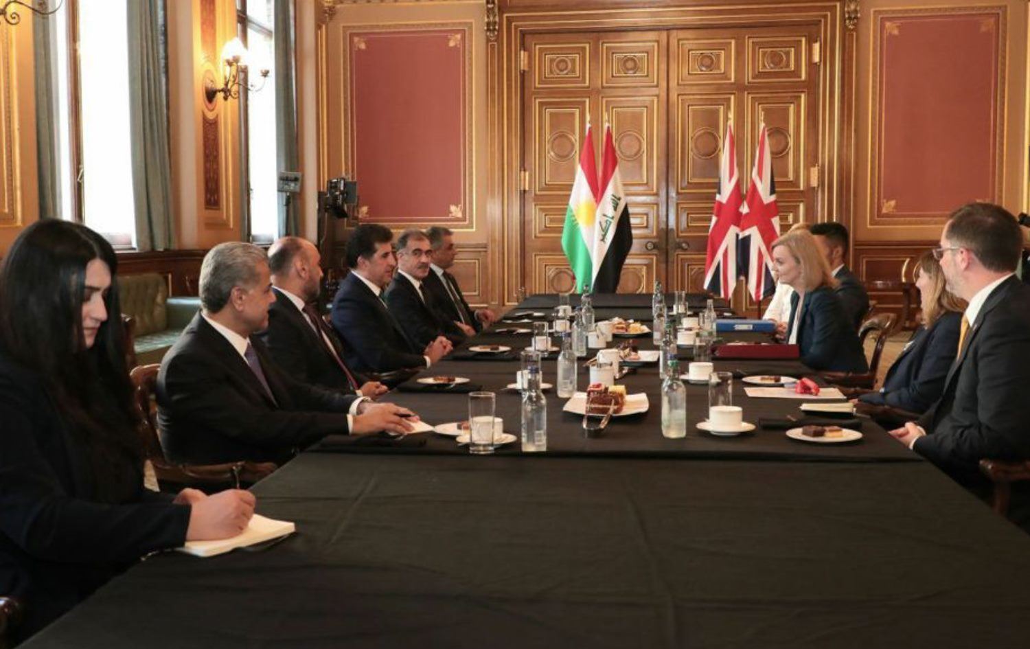 Neçirvan Barzani, İngiltere Dışişleri Bakanı Truss ile görüştü