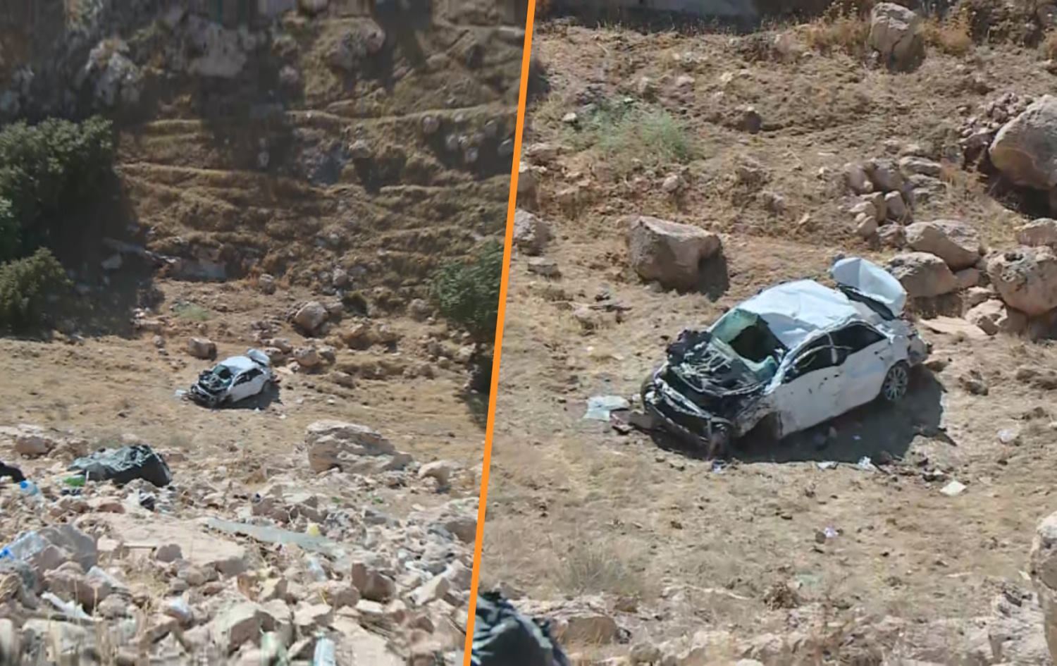 دهۆک؛ ئۆتۆمبێلێک لە چیای زاوا دەکەوێتە خوارەوە و دوو کەس گیان لەدەستدەدەن