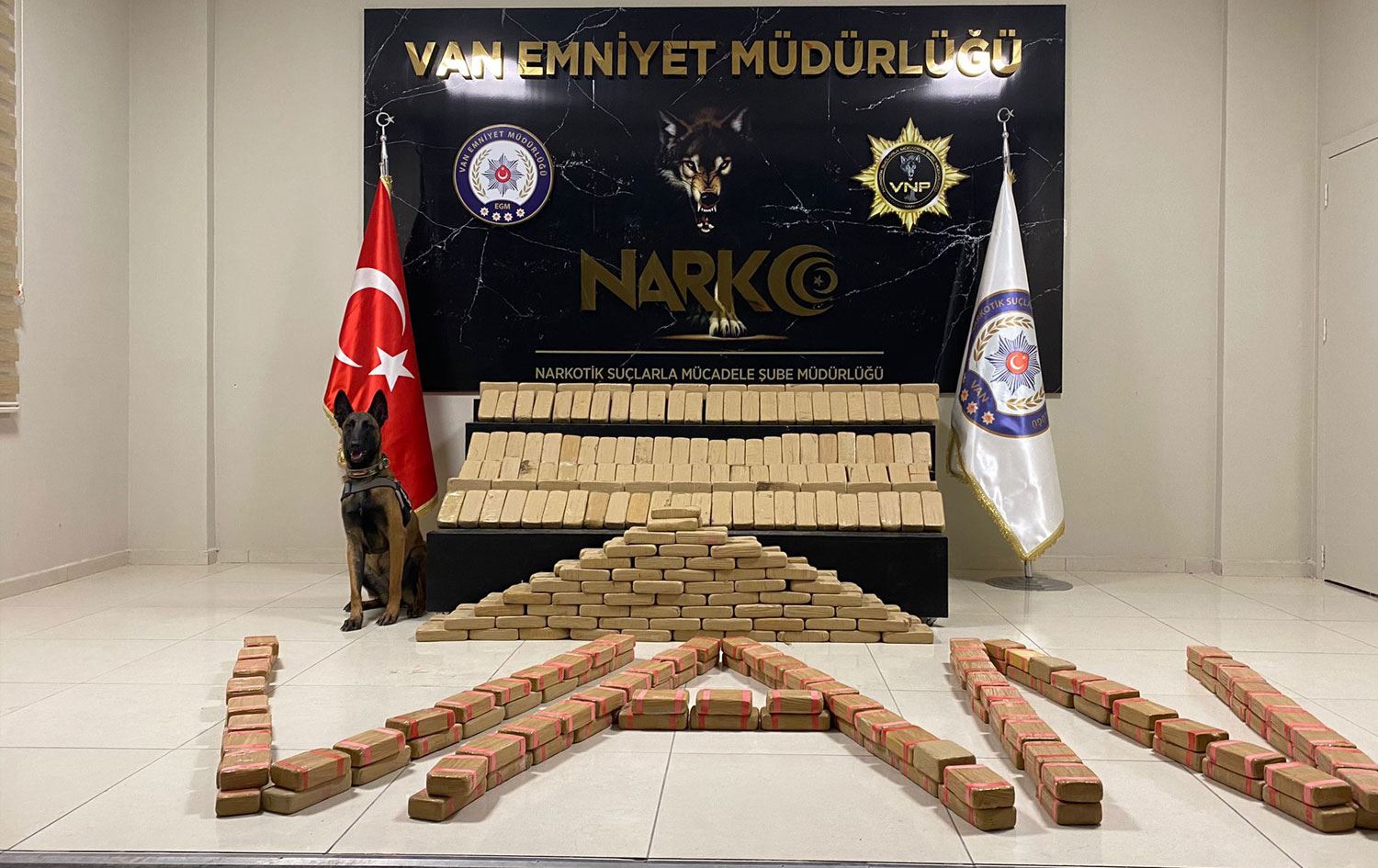 Van'da 217 kilo 500 gram eroin ele geçirildi