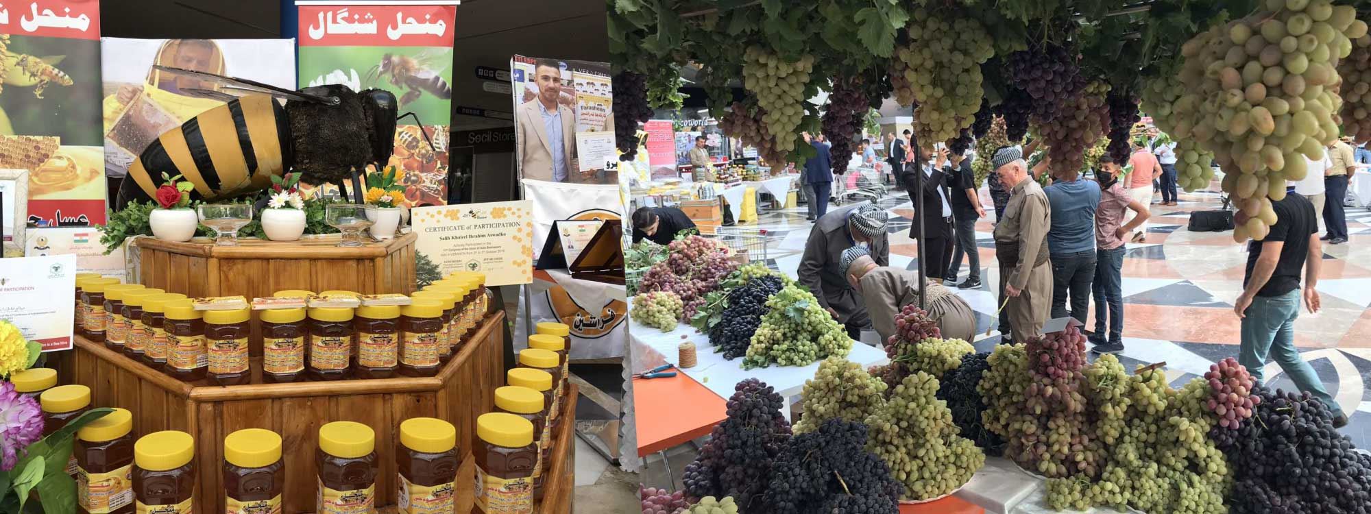 14ـیەم پێشانگەی ترێ و ھەنگوین لە دھۆک