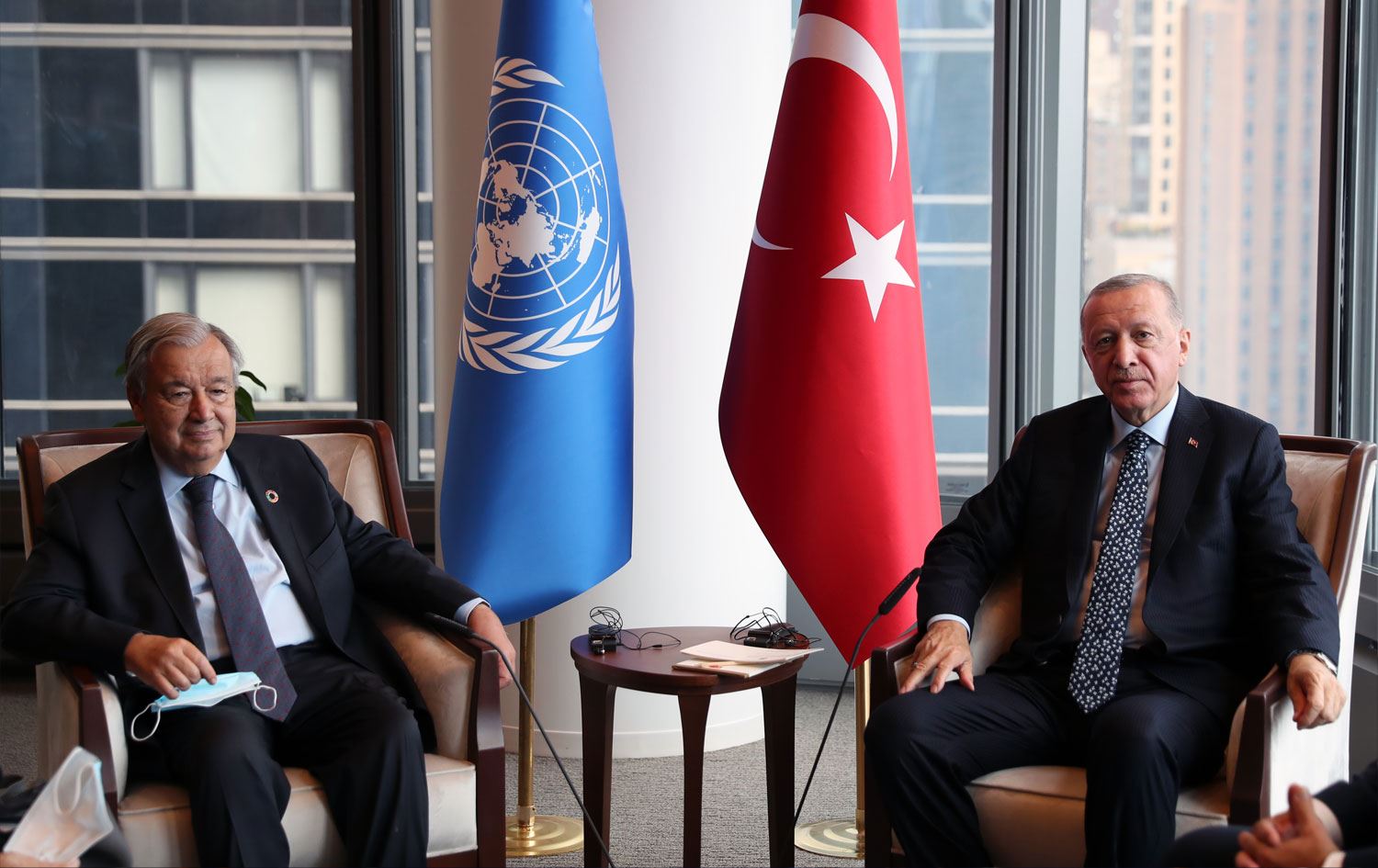 Erdoğan, BM Genel Sekreteri Guterres ile bir araya geldi