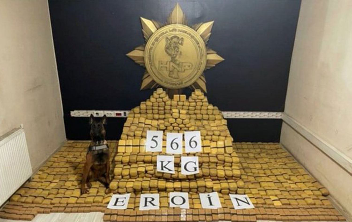 Yüksekova'da 566 kilogram eroin ele geçirildi