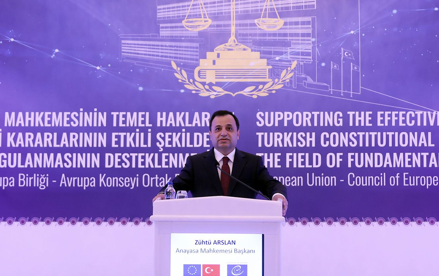 AYM Başkanı Arslan: Türkiye’de ayda 5-6 bin ihlal başvurusu yapılıyor