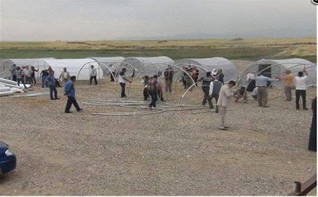 Pizîşkên Sînornenas 200 kon şandin Kampa Newrozê