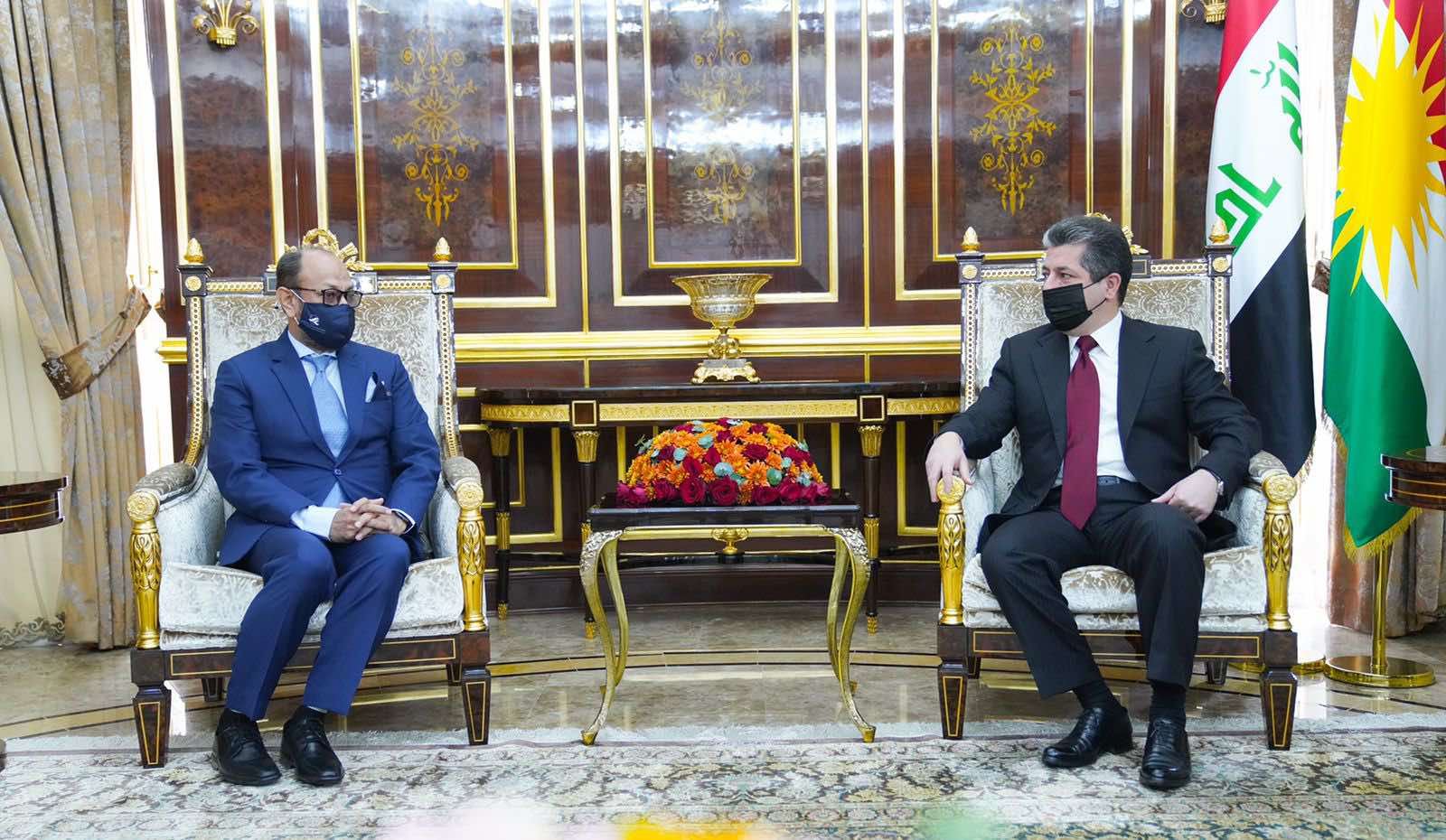 مەسرور بارزانی و باڵیۆزی بەنگلادیش پەیوەندییە دوولایەنەکان تاوتوێدەکەن