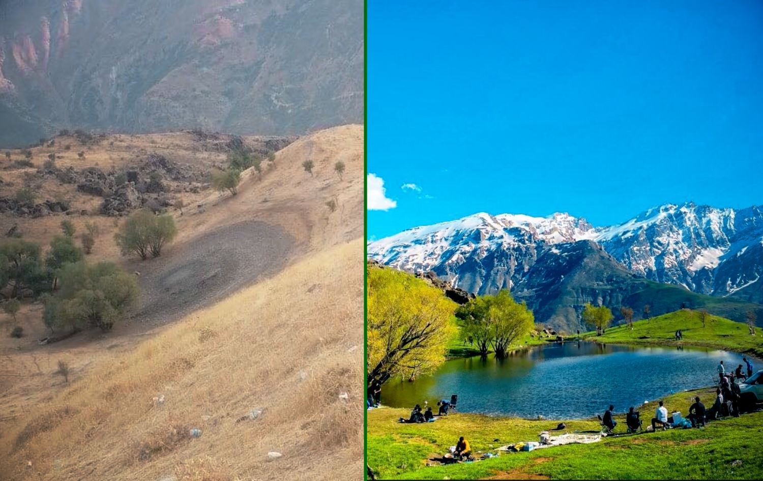 Kürdistan'ın en güzel manzarasına sahip gölet neden kurudu?