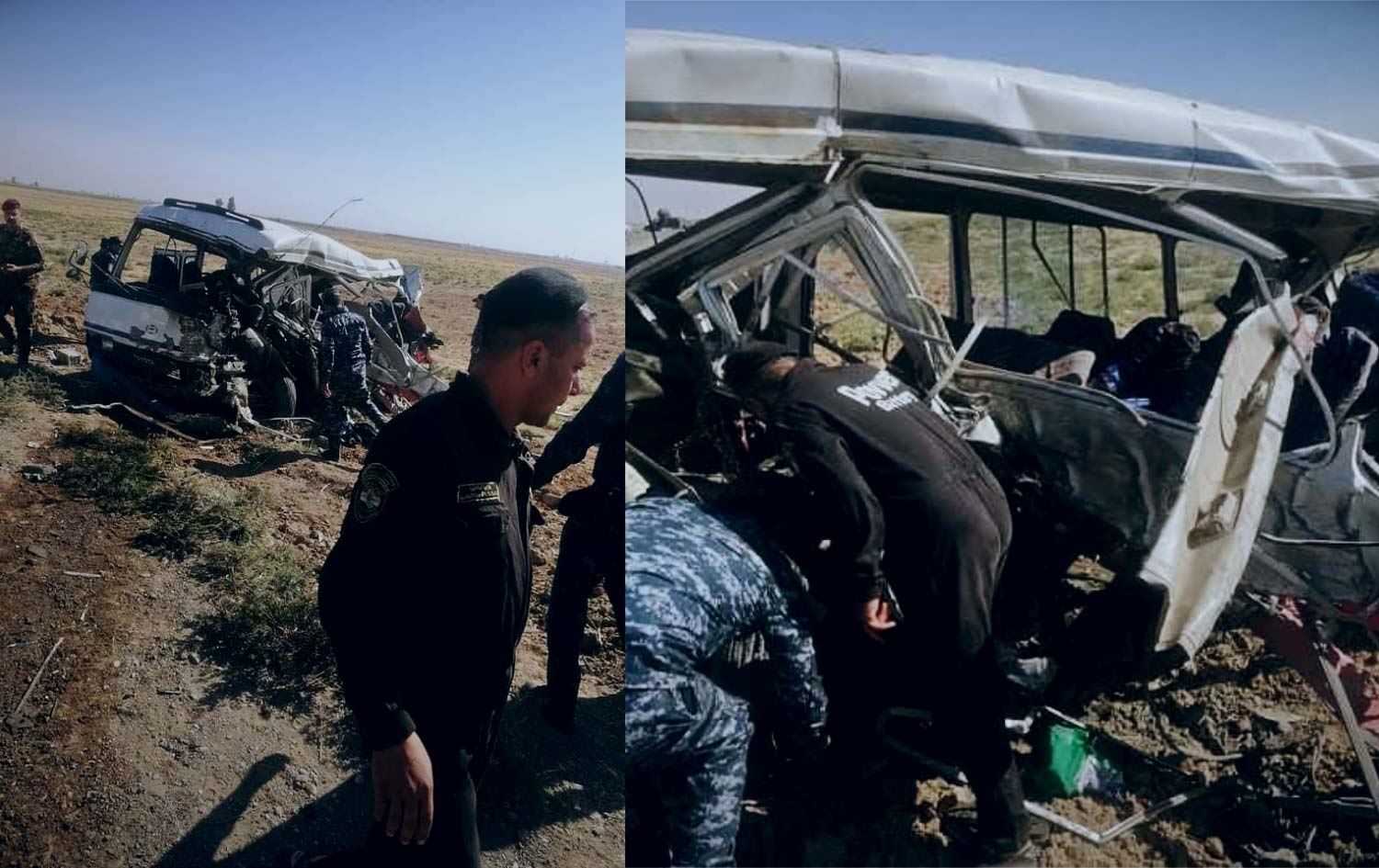 Di bûyereke trafîkê de li Kerkûkê 29 polîs bûne qurbanî