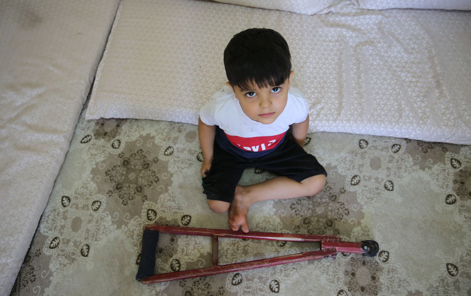 Görüntüleri ses getirmişti; Rojavalı çocuk protez bacağa kavuşacak