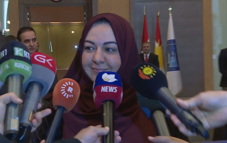 Seroka Parlamentoya Kurdistanê Rêwaz Fayeq deng da