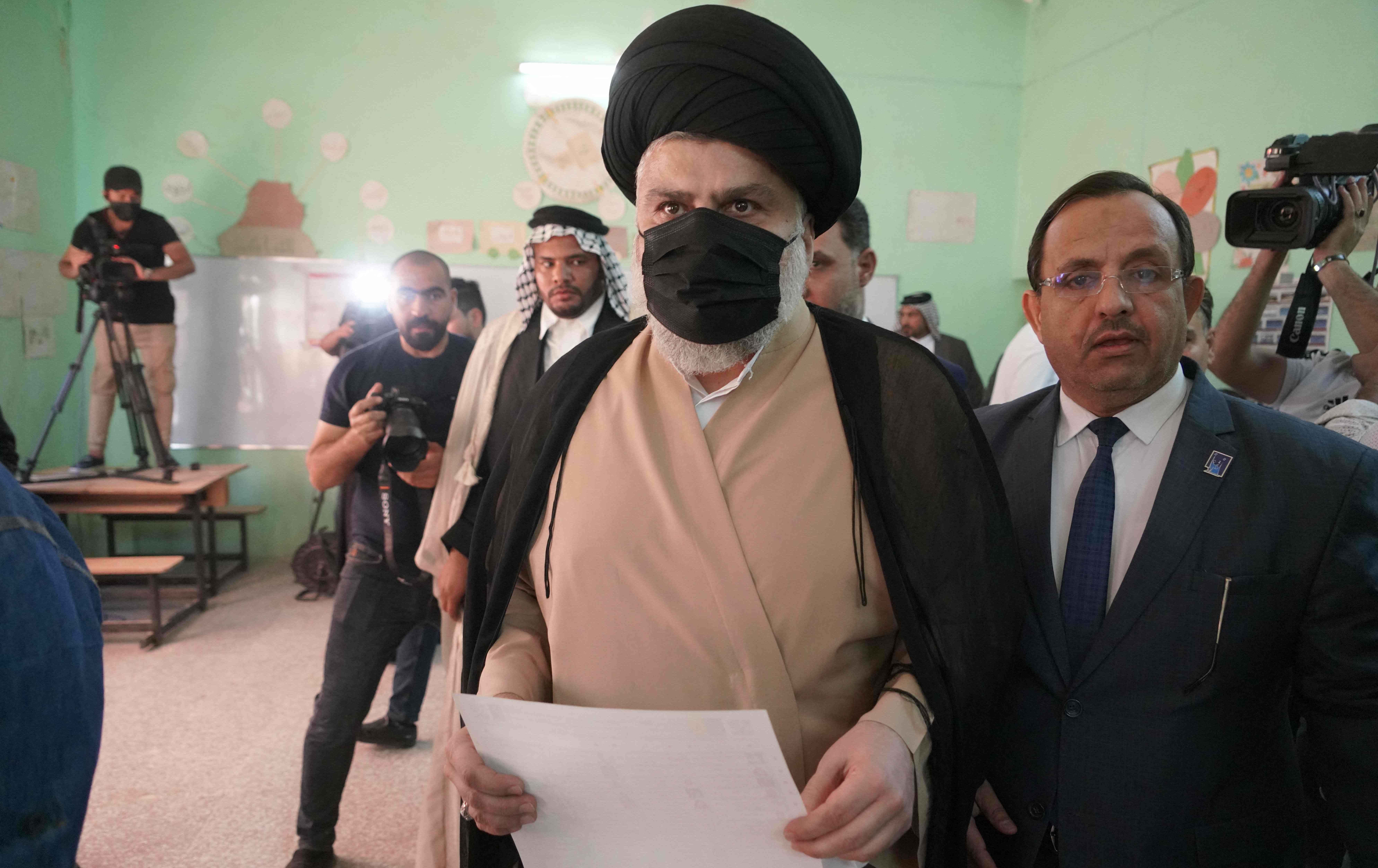 Muqteda Sedir bang li xelkê Iraqê kir