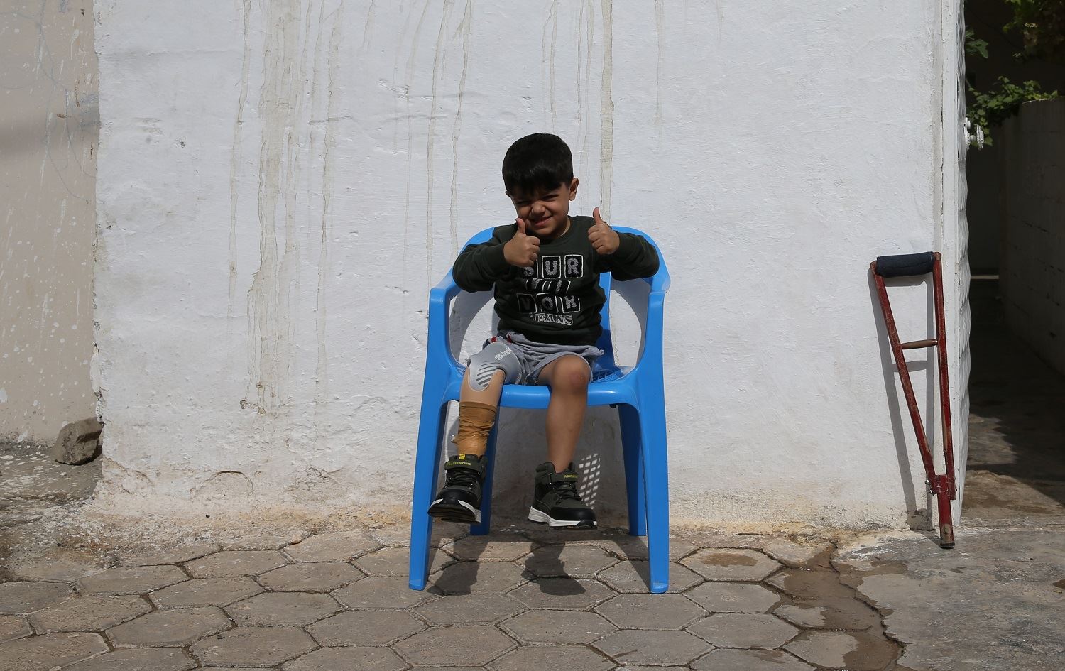 Mihemedê Rojavayî gihişt lingê xwe yê protez