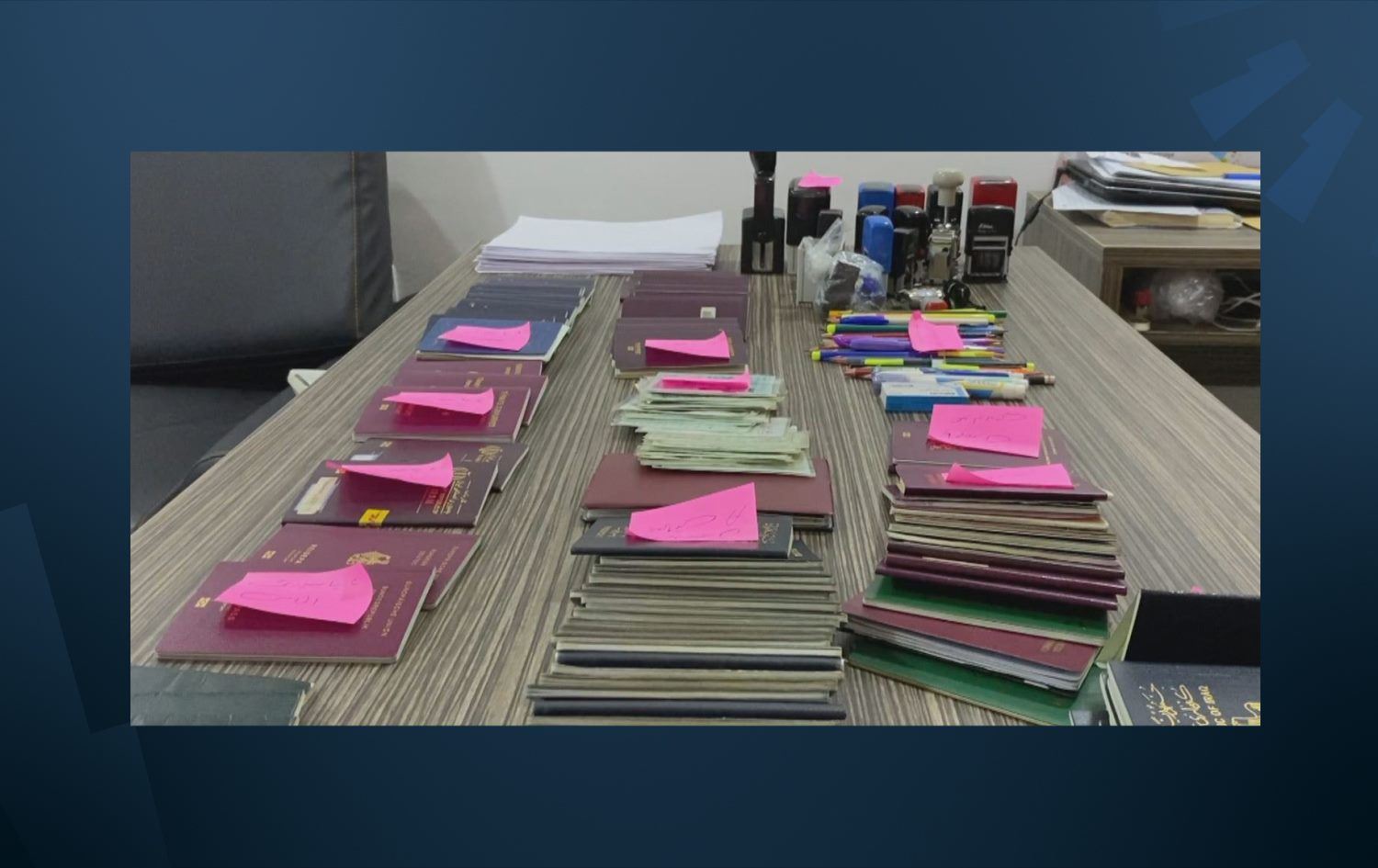 Zakho police arrest man with 200 forged passports