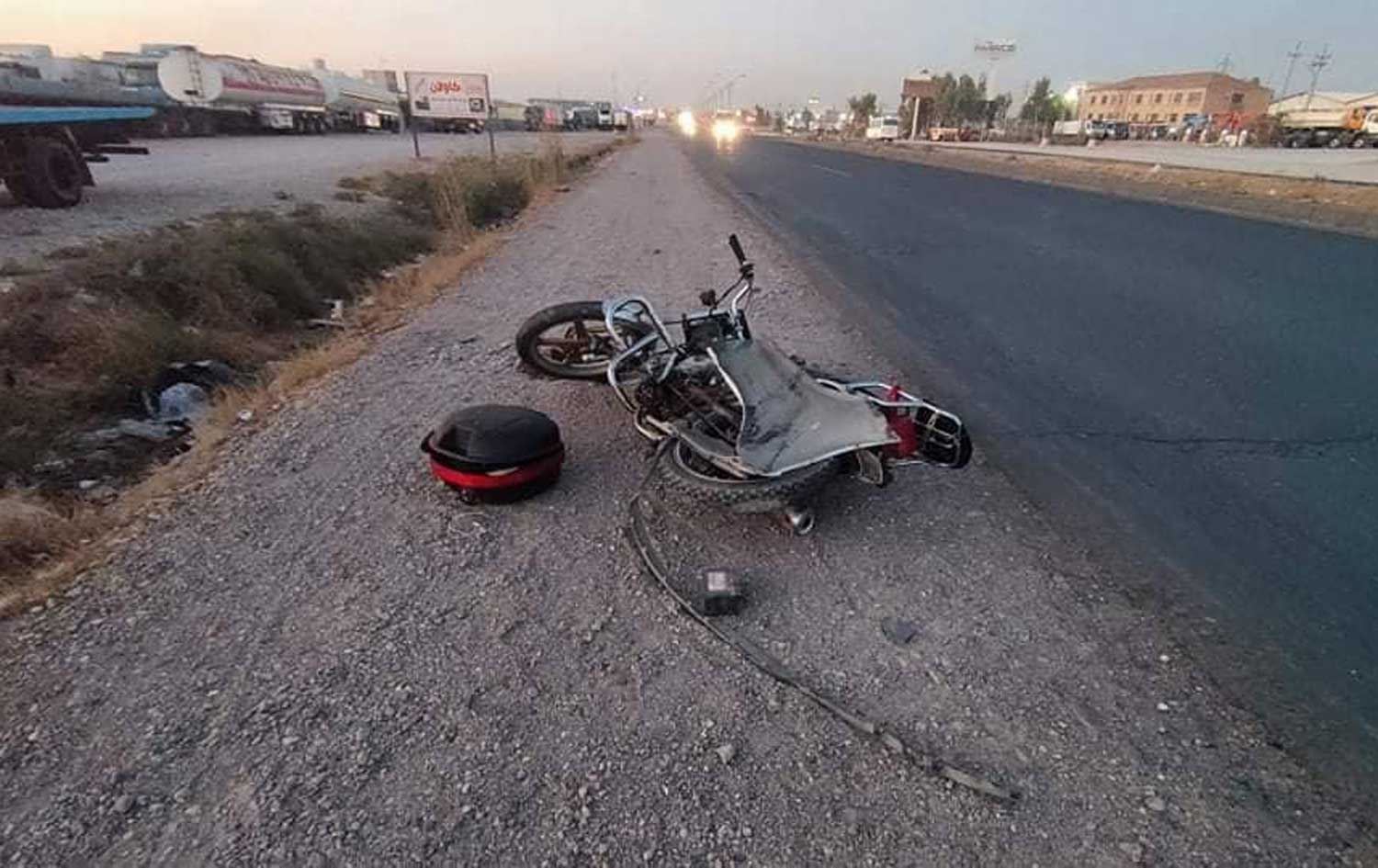 شۆفێرێکی ماتۆڕسکیل گیانی لەدەستدا