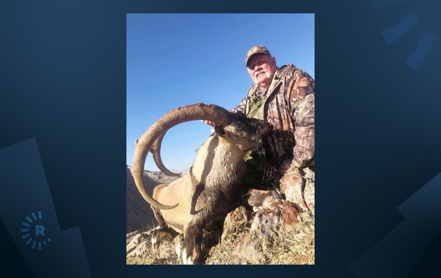 Amerika’dan gelen avcı, yaban keçisini öldürdü