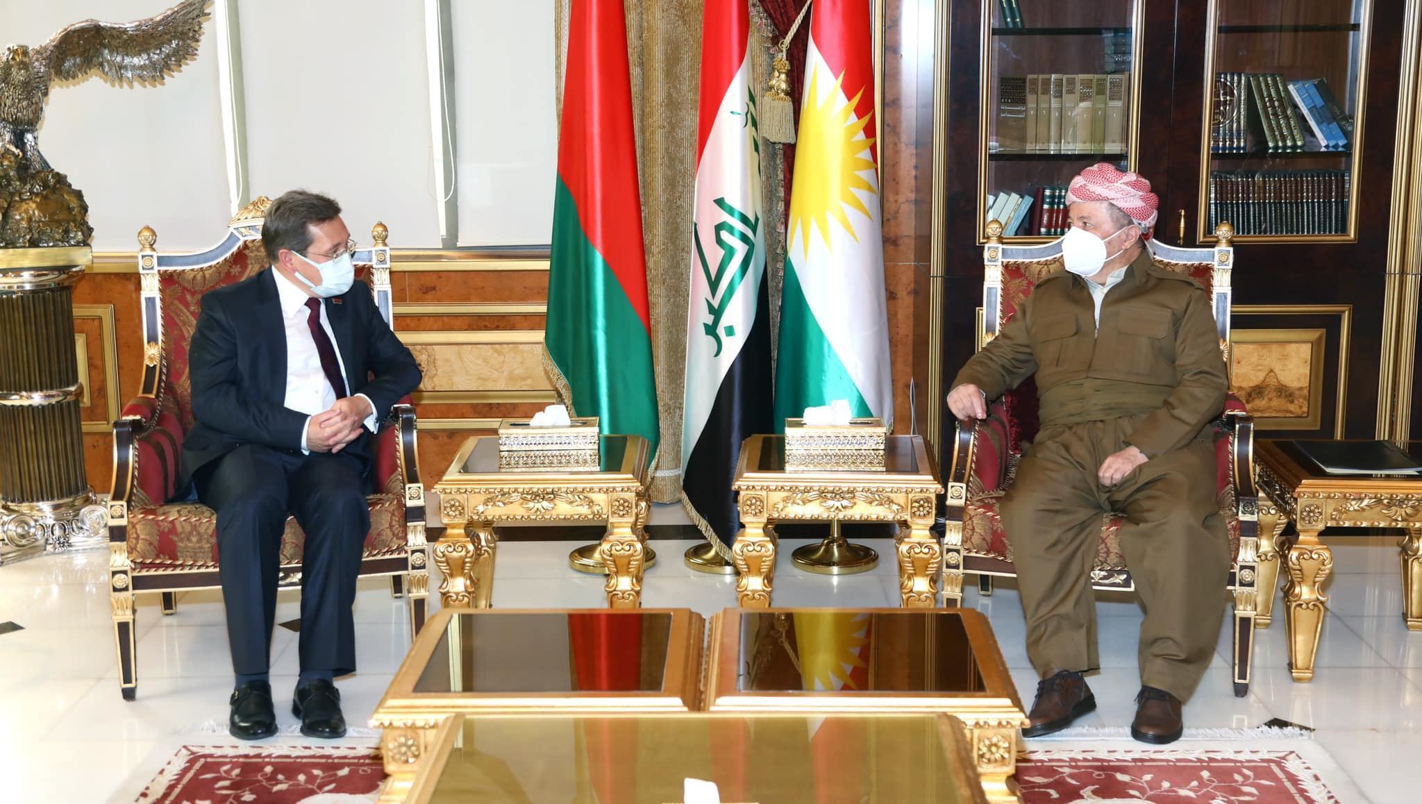 Başkan Barzani Belarus Büyükelçisi ile Kürt göçmenleri konuştu