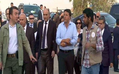 Serokwezîrê Îtalyayê serdana Kampa Behirkê dike