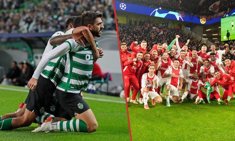 ڤیدیۆ؛ ئایاکس مێژووی تۆمارکرد و سپۆرتینگیش گڕی بەردایە رکابەرییەکانی کۆمەڵەی سێیەم