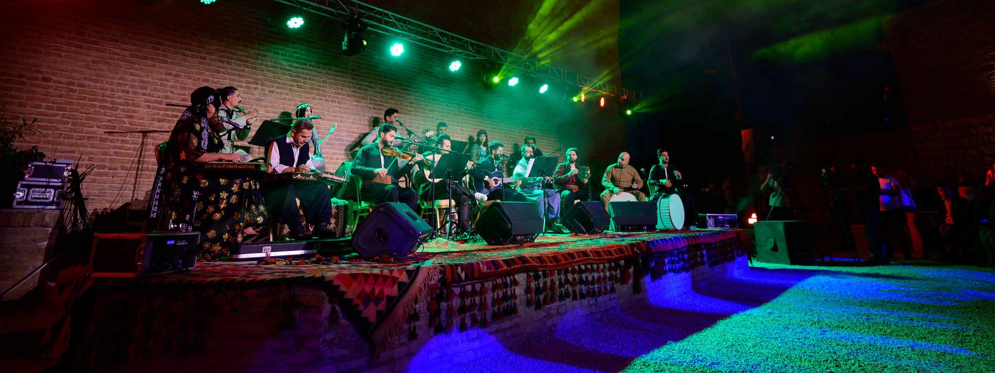 Konserta ragihandina Mala Muzîkê ya Zehawî li Kela Hewlêrê