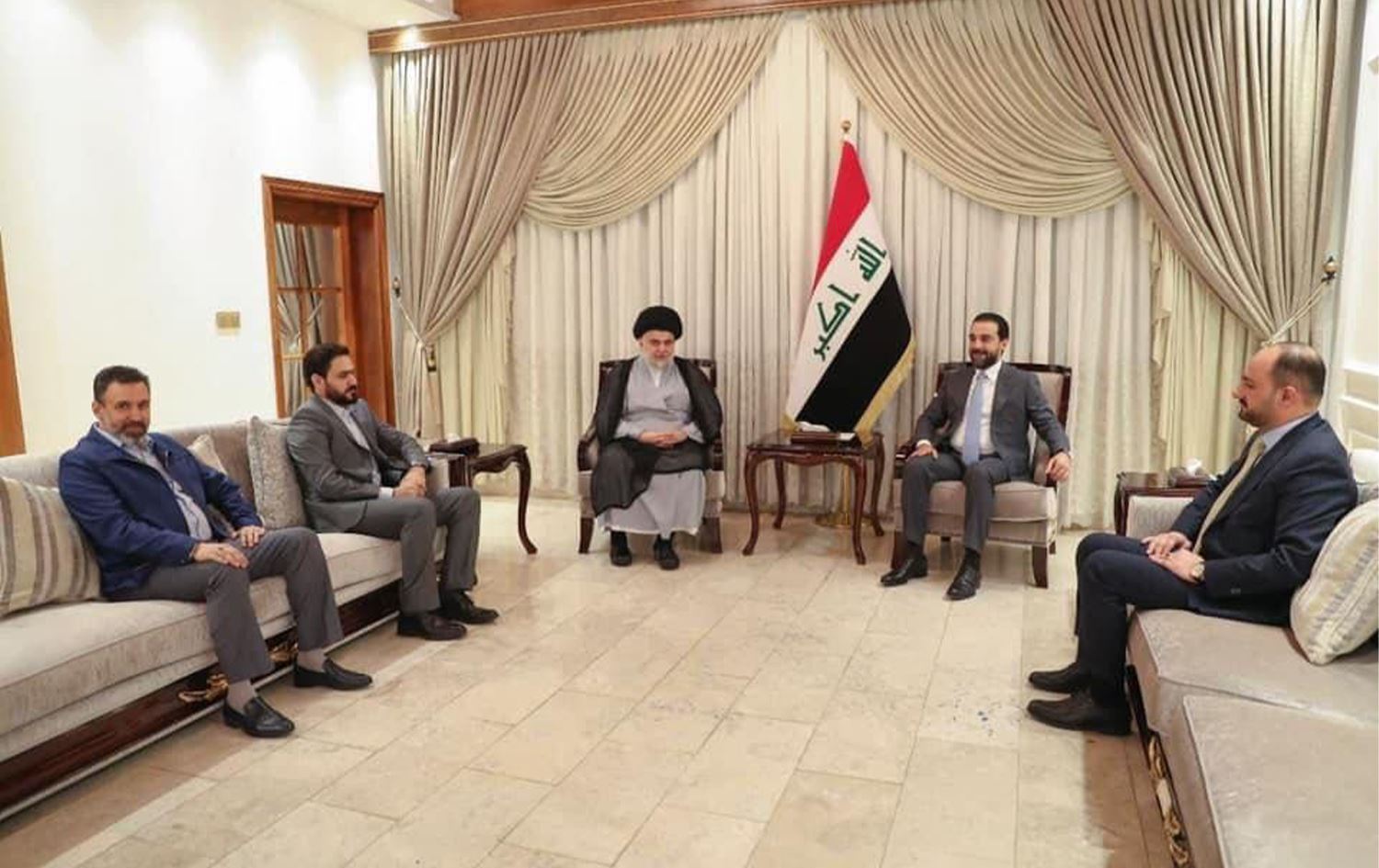 Muqteda Sedir û Mihemed Helbûsî civiyan