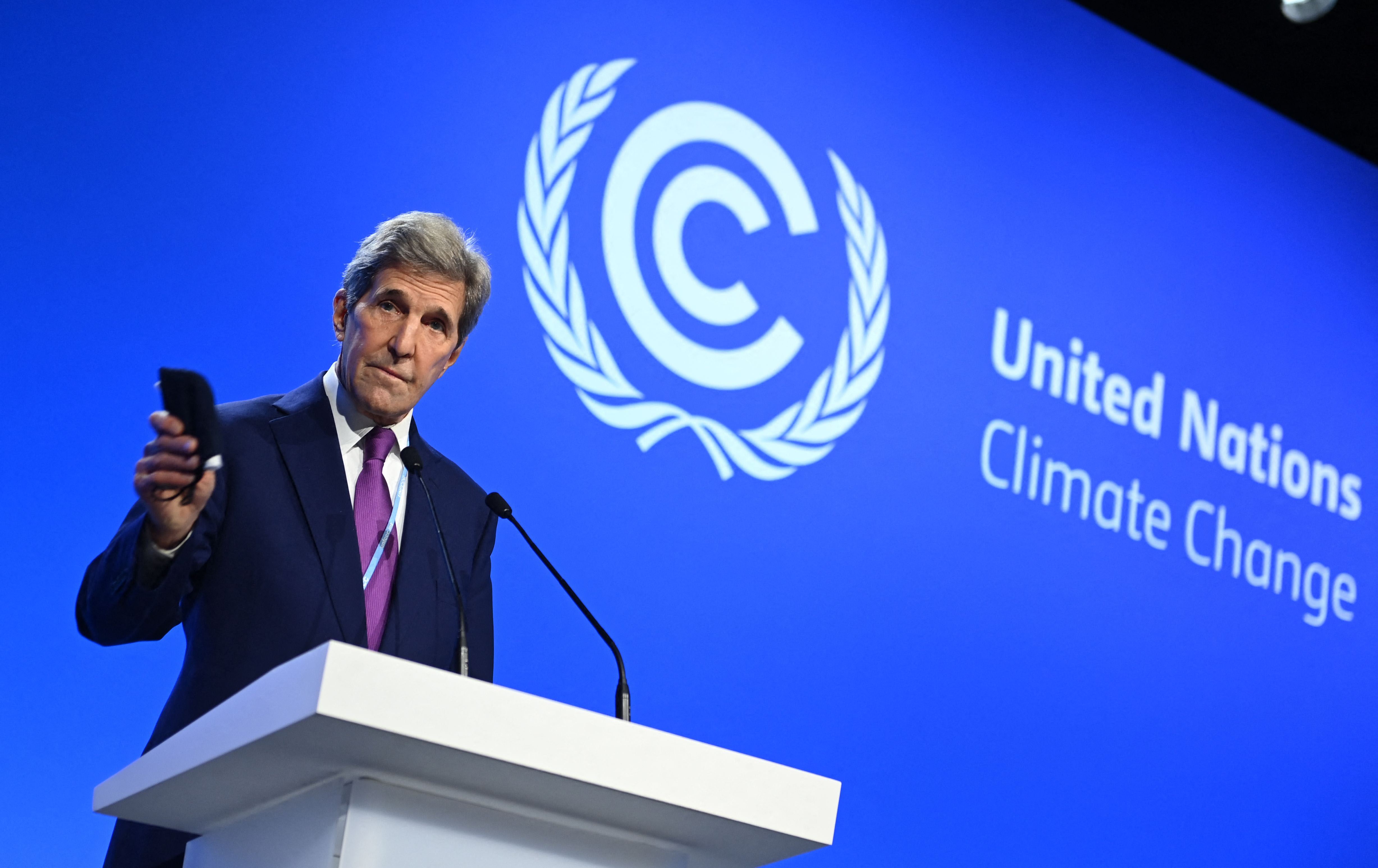 جۆن کێری: لە ساڵی داهاتووەوە ساڵانە 100 ملیار دۆلار بۆ گۆڕانی کەشوهەوا تەرخاندەکرێت