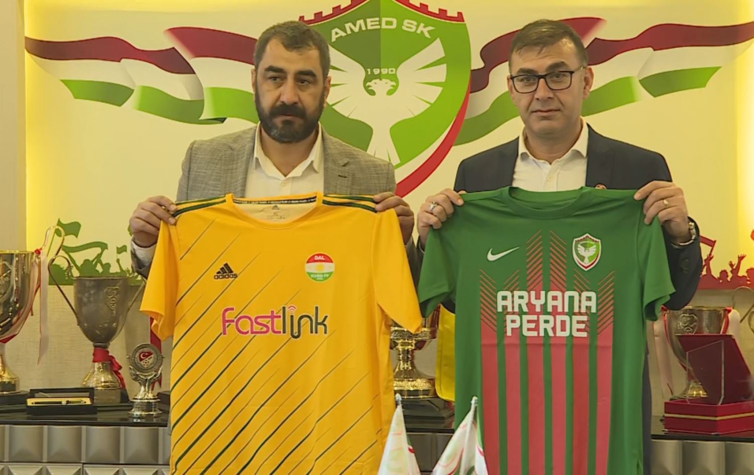 Dalkurd heyeti Amedspor’u ziyaret etti