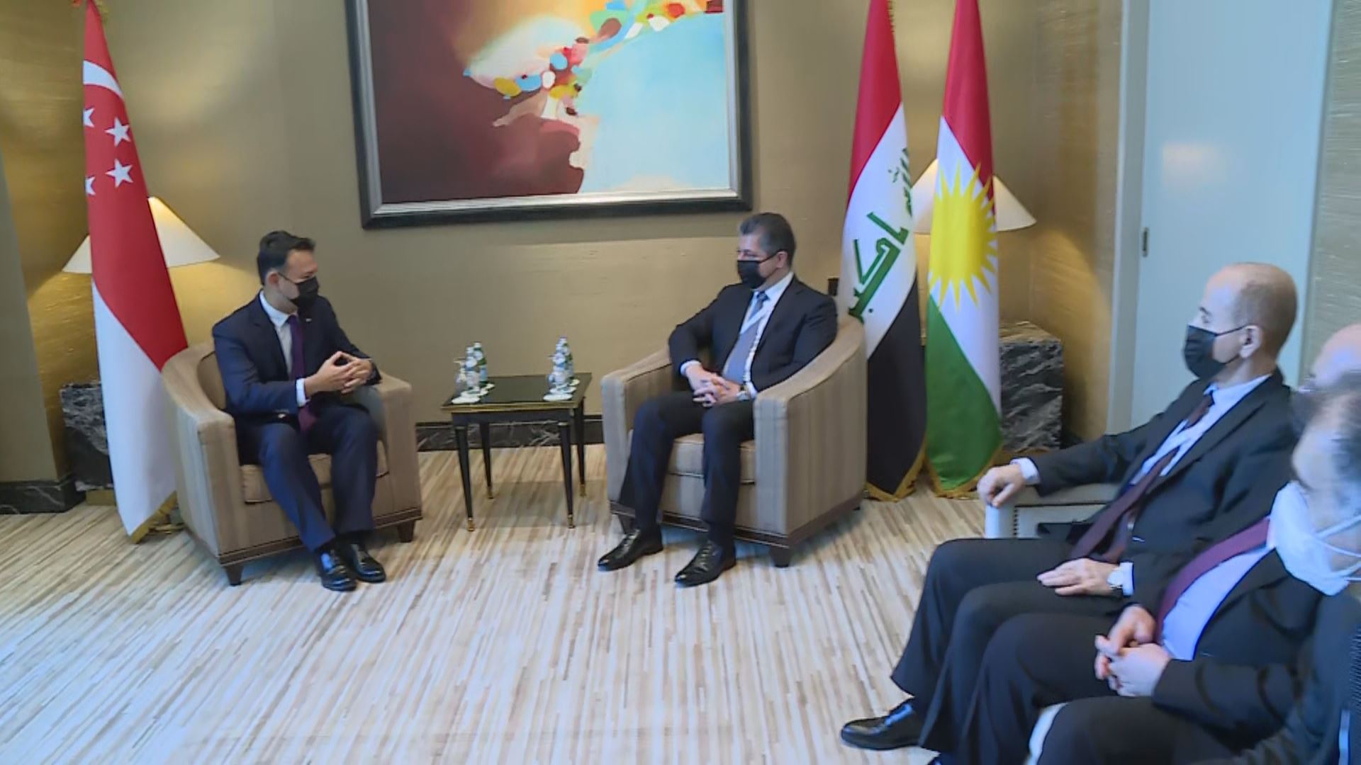 سێیەم رۆژی کۆبوونەوەکانی مەسرور بارزانی لە بەحرەین