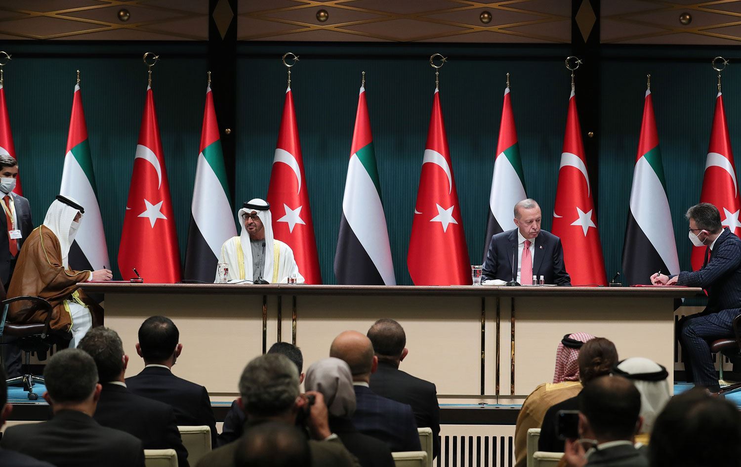 Di navbera Tirkiye û Îmaratê de 10 peyman hatin îmzakirin