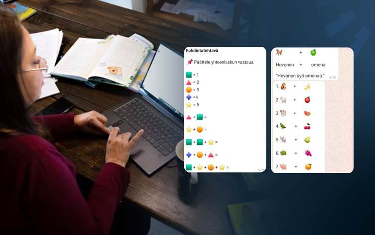 Hol Kampı’ndaki Finlandiyalı çocuklara WhatsApp üzerinden eğitim