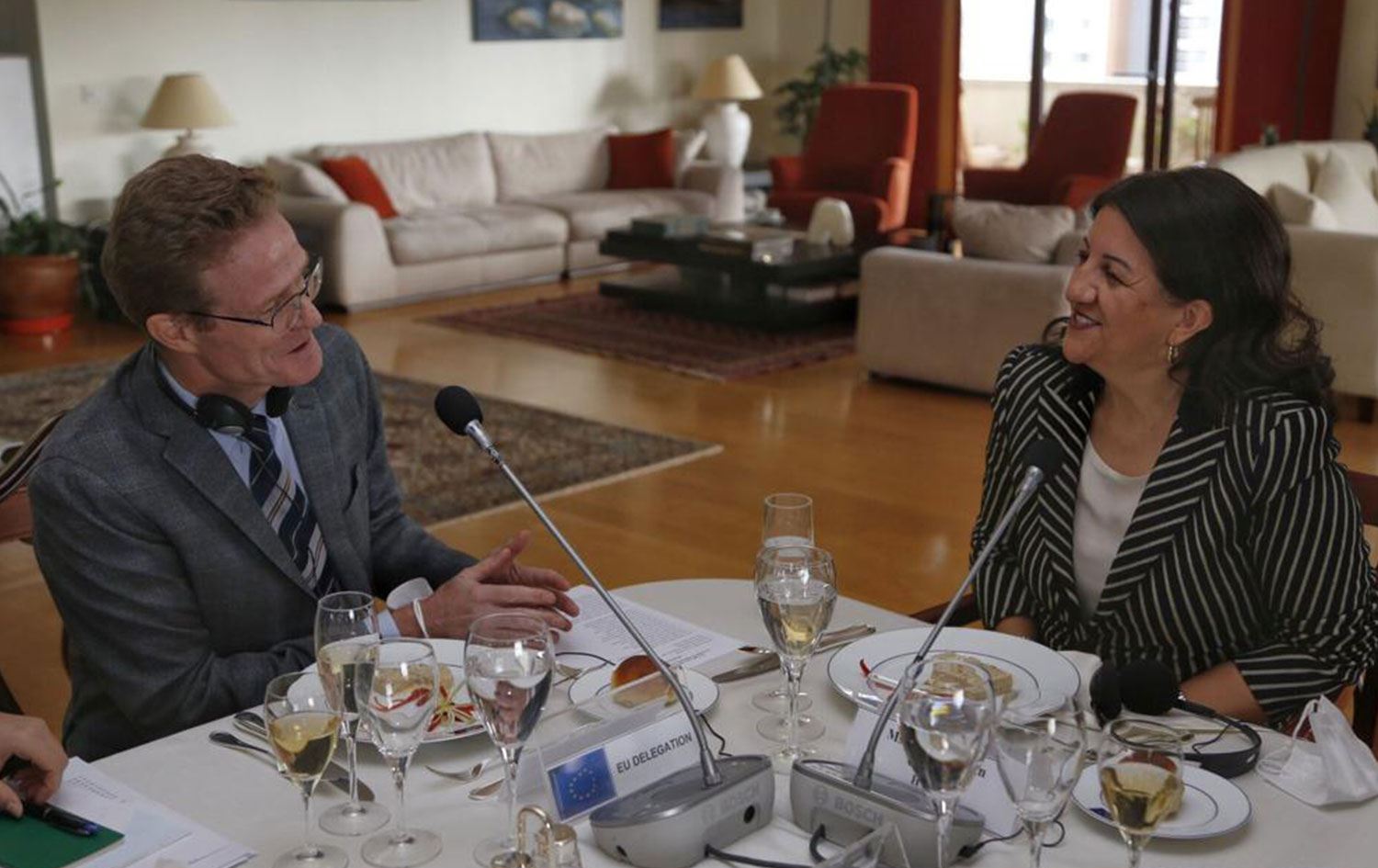 HDP Eş Genel Başkanı Buldan AB büyükelçileriyle bir araya geldi