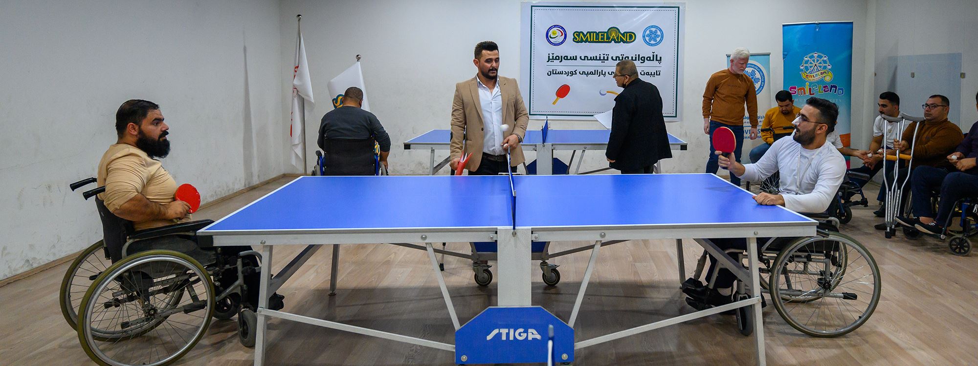 پاڵەوانێتیی تۆپی سەر مێز بەبۆنەی رۆژی جیهانیی کەسانی خاوەن پێداویستیی تایبەت