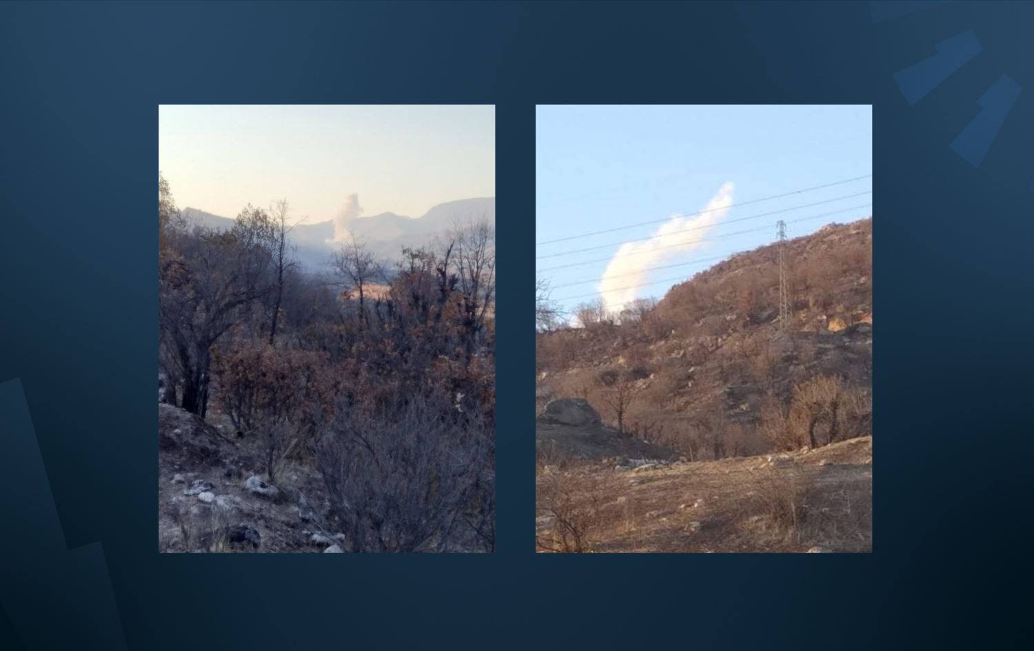 بەڕێوەبەری ناحیەی دینارتە: تورکیا چەند ناوچەیەکی سنووری قەزای ئامێدی بۆردوومان دەکات