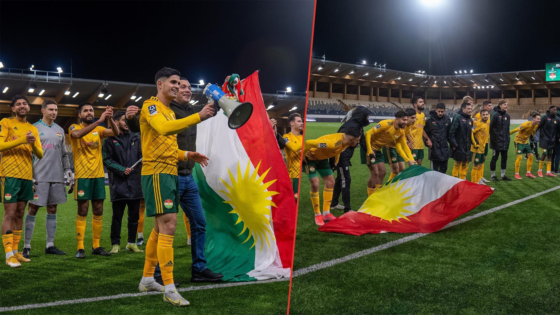 ڤیدیۆ؛ دالکورد دەستکەوتێکی مێژوویی بەدەستهێنا و گەڕایەوە خولی پلە یەک