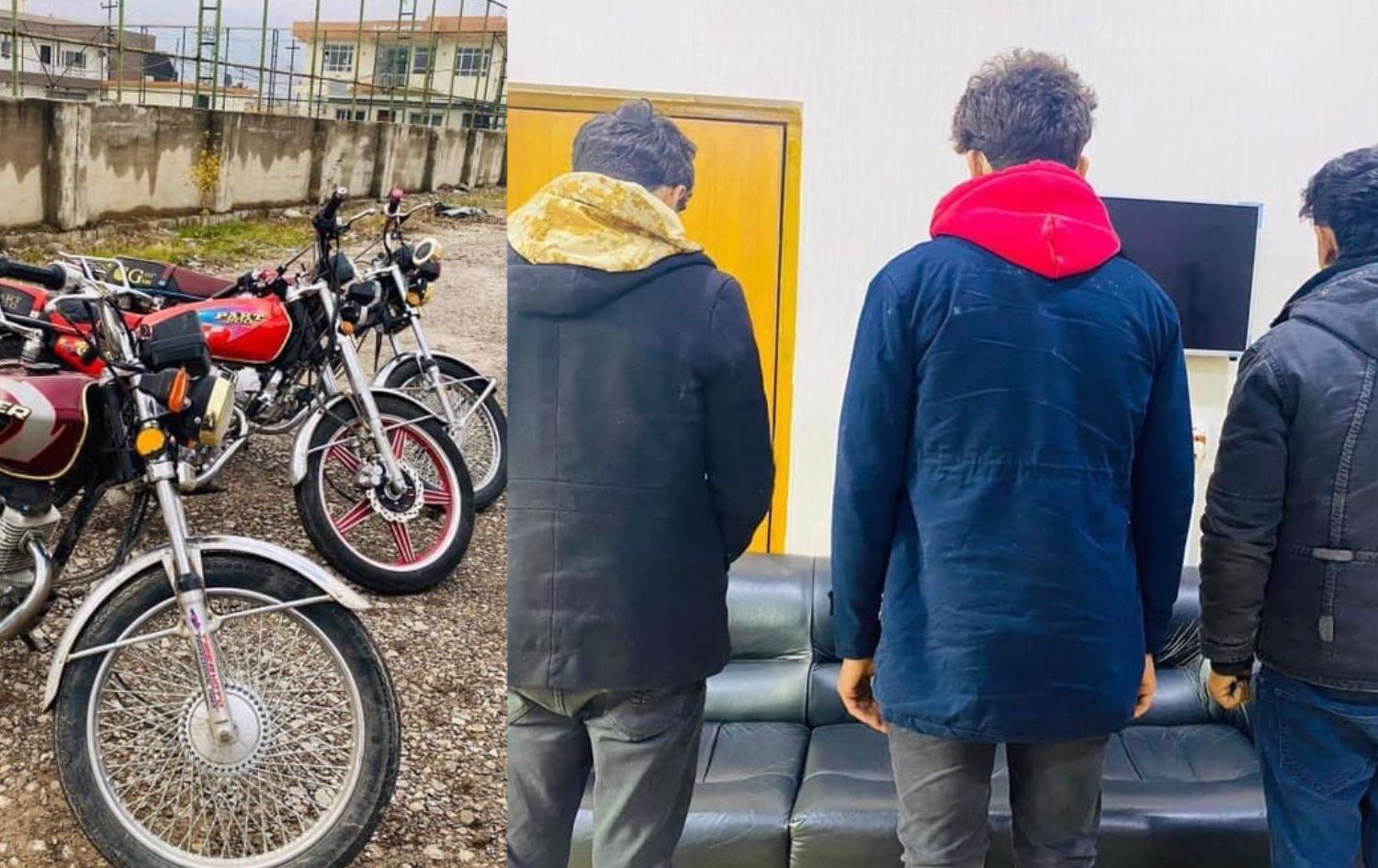 بە تۆمەتی دزینی ماتۆڕسکیل سێ گەنج لە سۆران دەستگیر دەکرێن