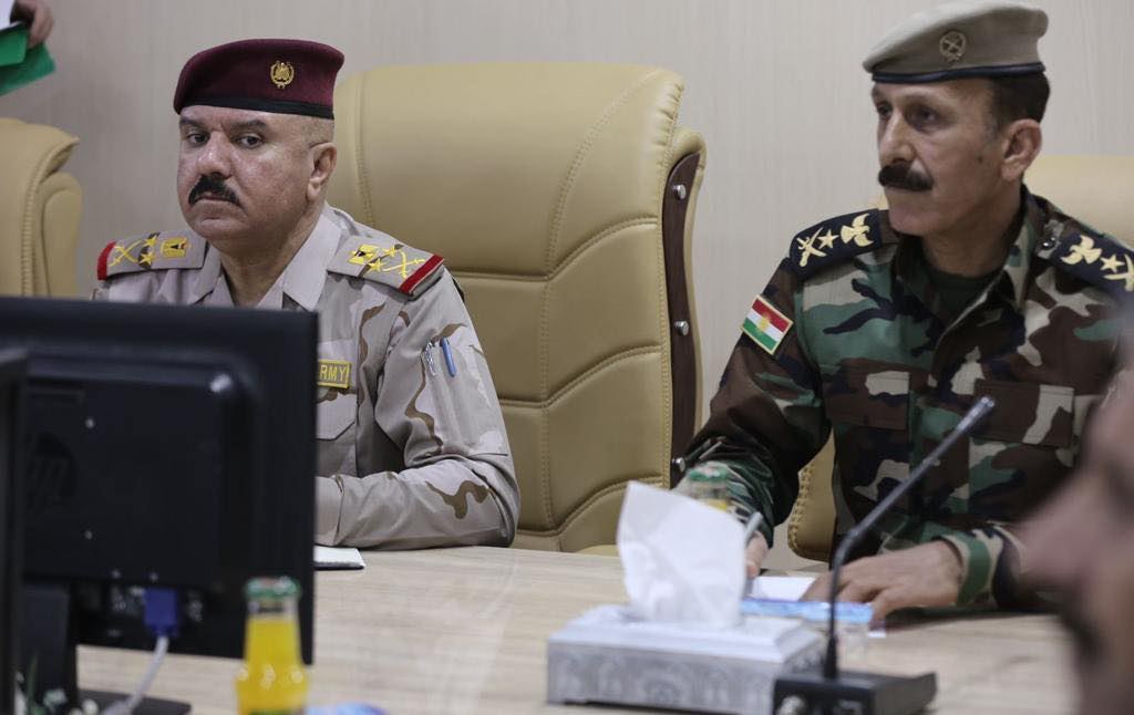 Peşmerge ve Iraklı ordusundan Mahmur’da güvenlik toplantısı