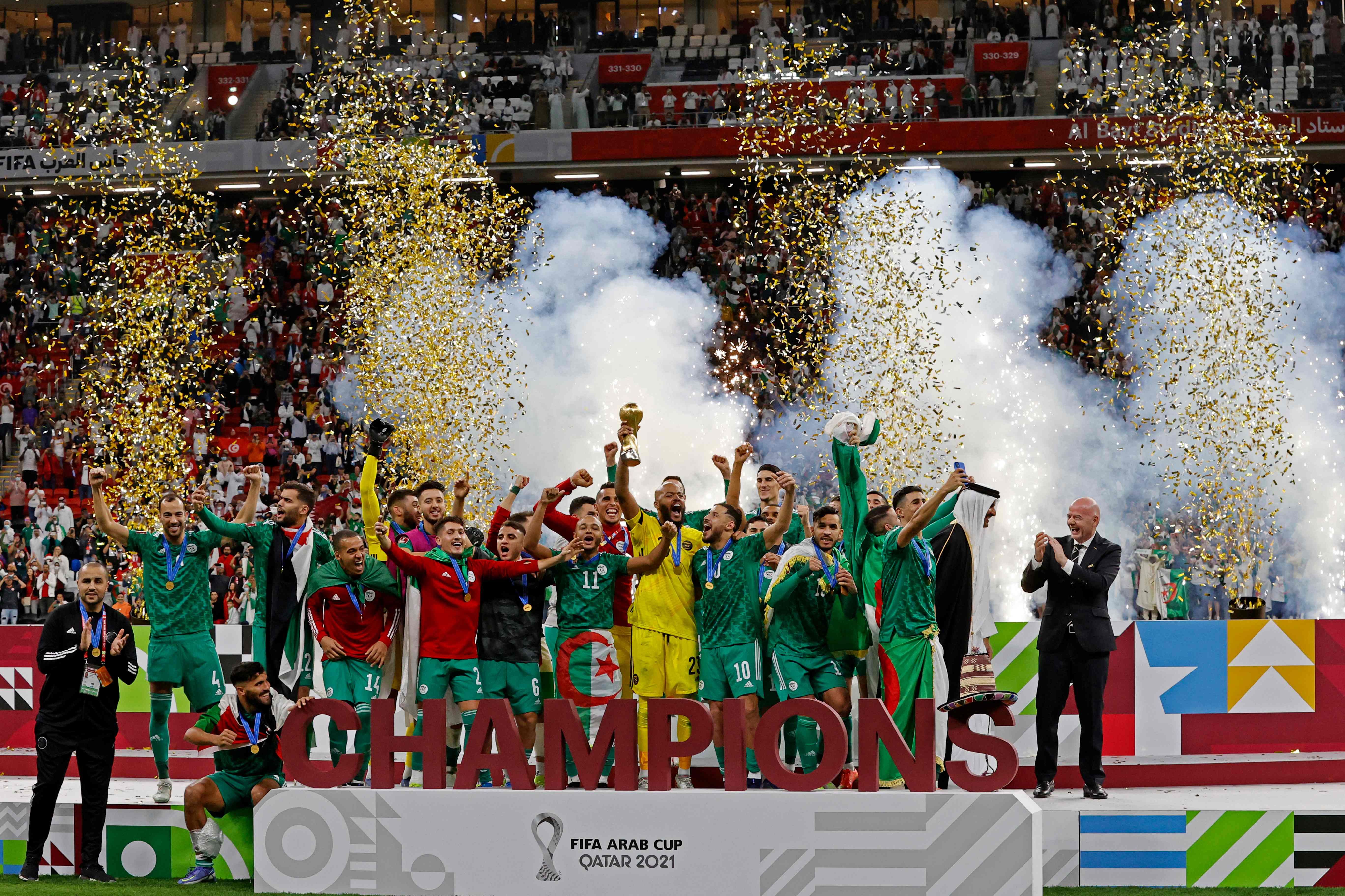 ڤیدیۆ؛ جەزائیر بەبردنەوەی مۆندیالی عەرەب چەند پارەی وەرگرت؟