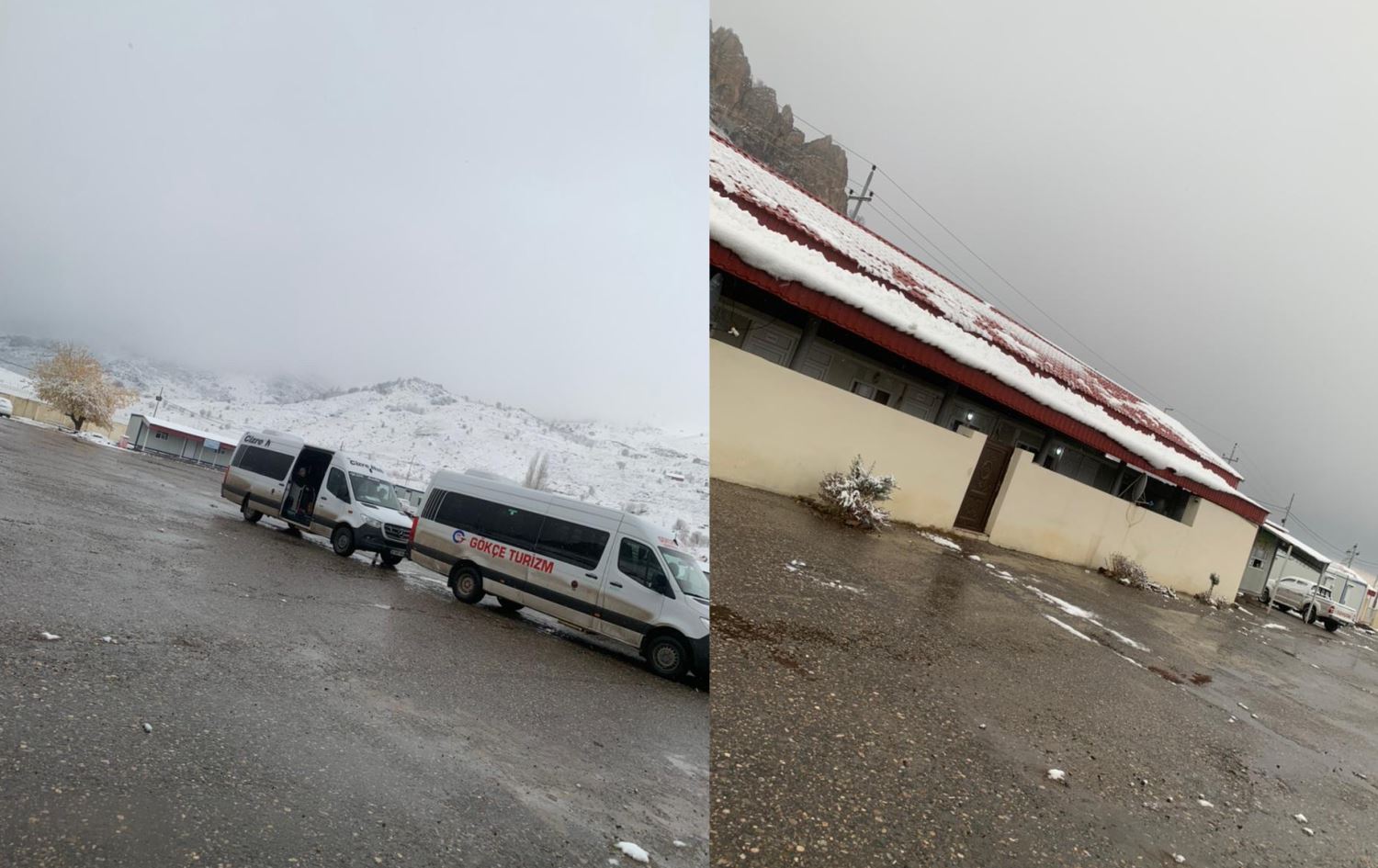 لە چیای گارە زیاتر لە هەشت سانتمەتر بەفر باریوە