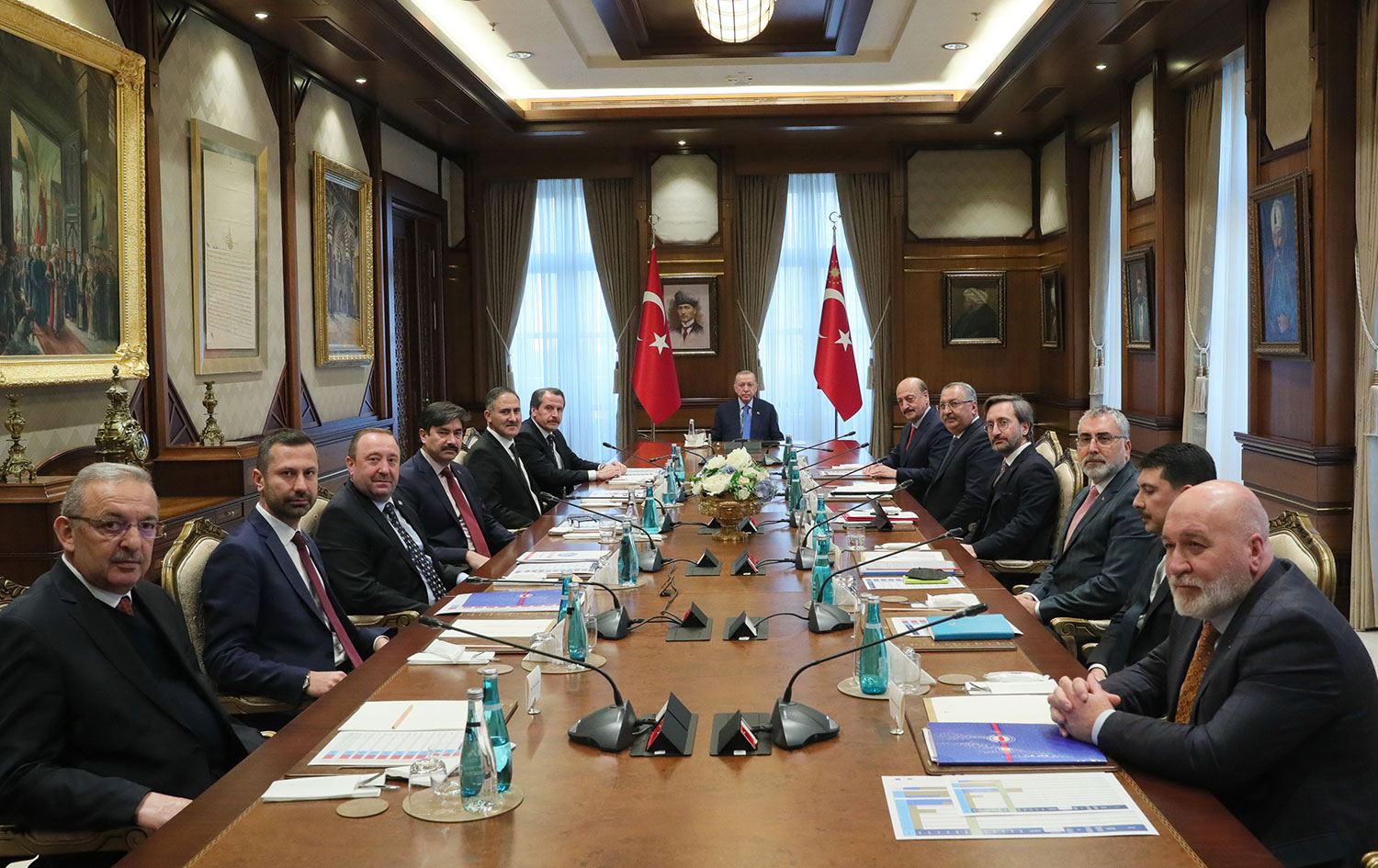 Erdoğan, Memur Sen heyeti ile görüşü