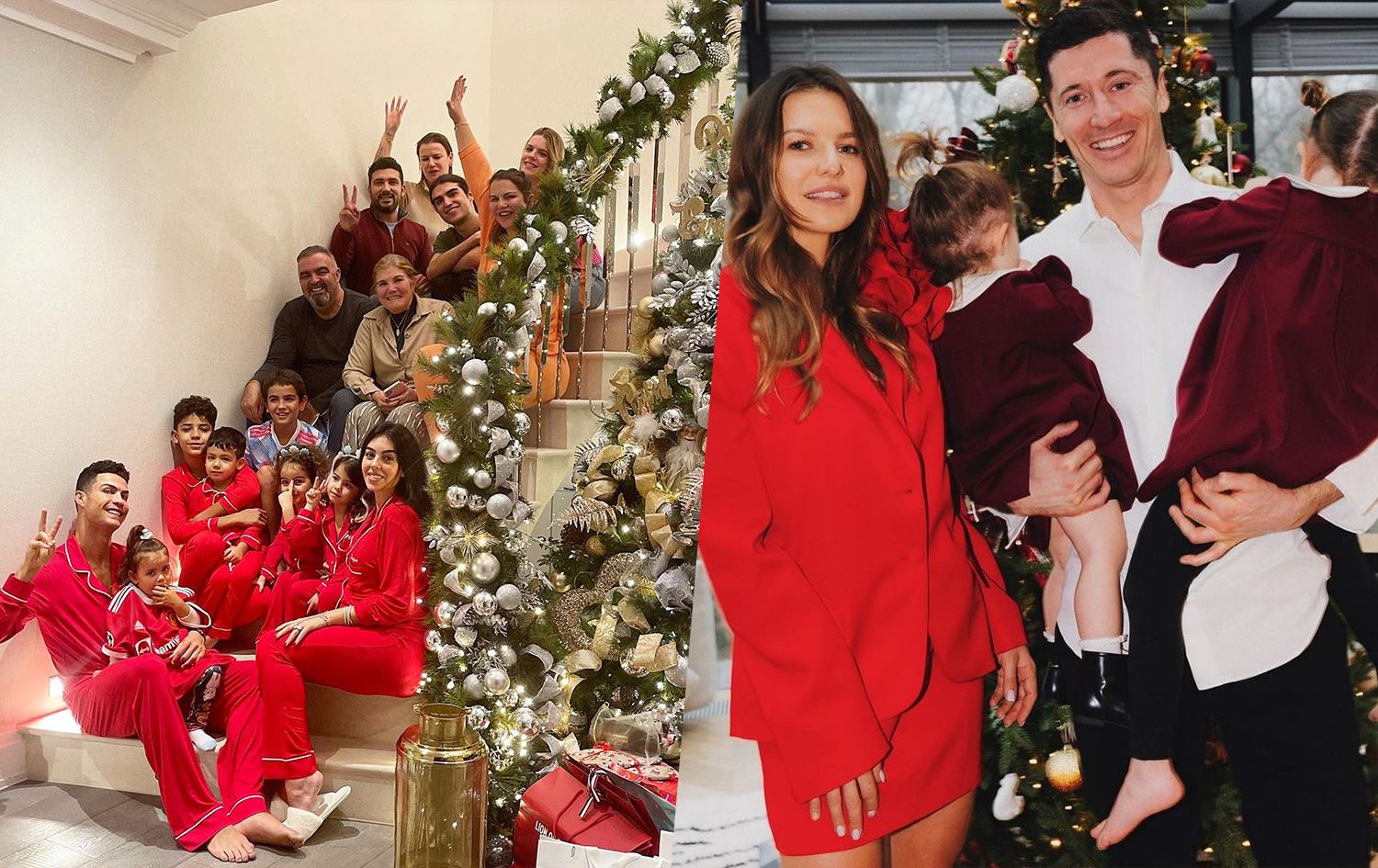 ئەستێرەکانی تۆپی پێ ​کریسمس لە هەوادارانیان پیرۆز دەکەن