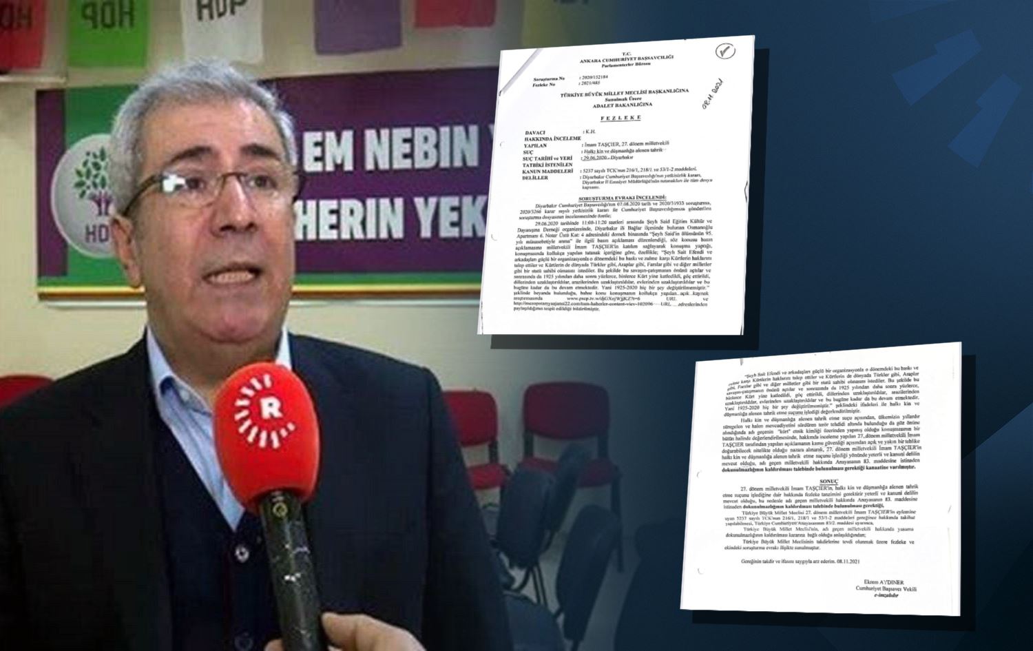 İmam Taşçıer ile ilgili 'Şeyh Sait' fezlekesi