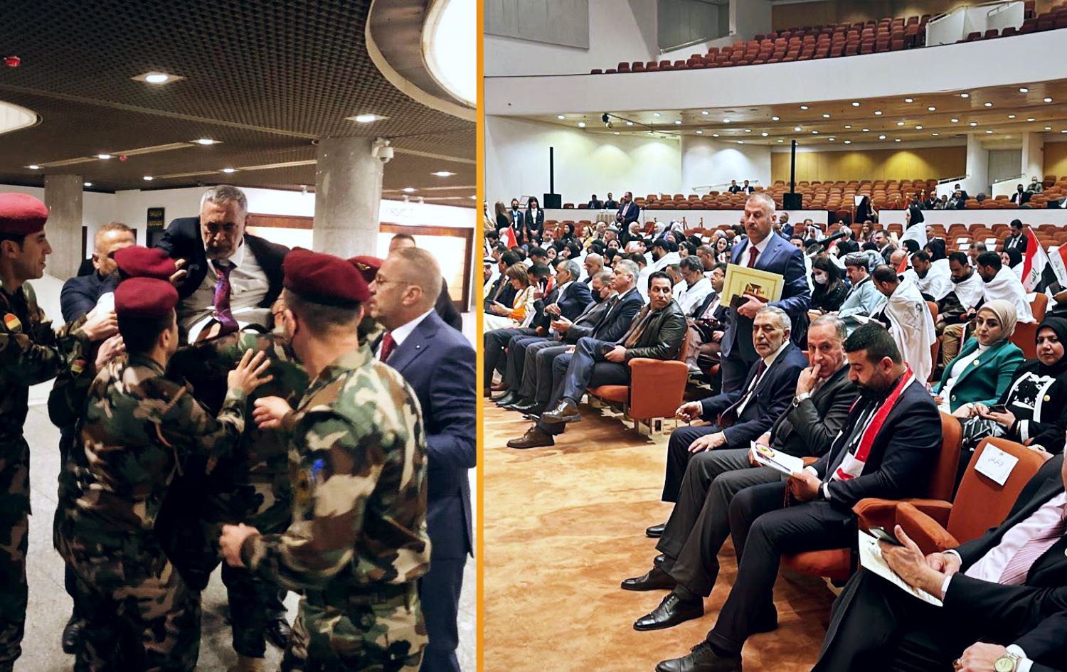 لە دانیشتنی پەرلەمانی عێراق دۆخی تەندروستیی مەحموود مەشهەدانی تێکچوو