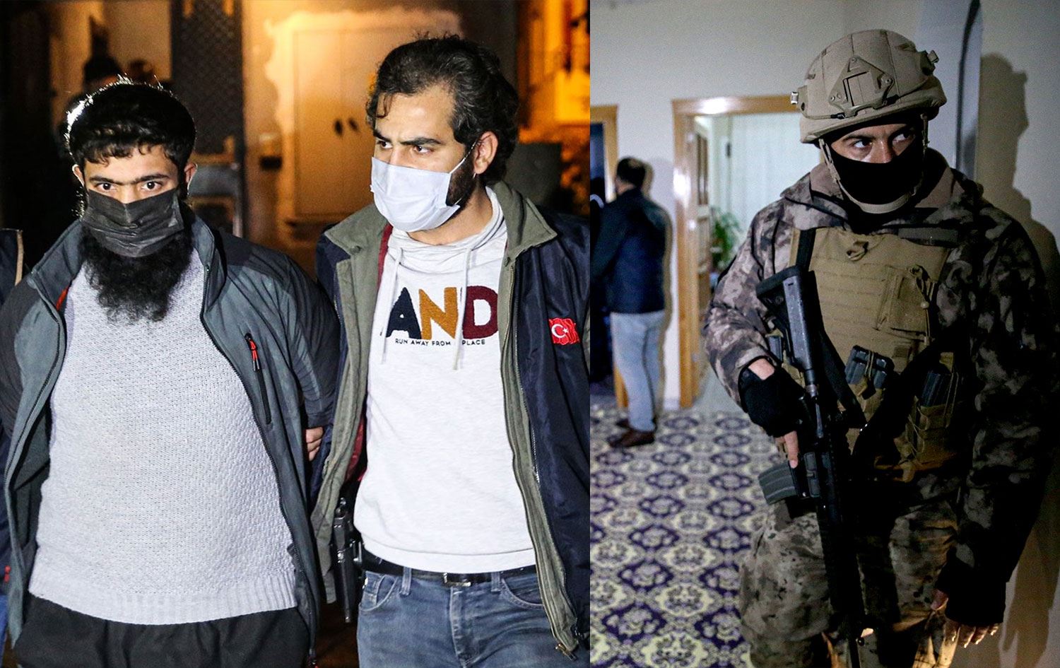 300 polisle IŞİD operasyonu: 10’u Suriyeli 17 gözaltı